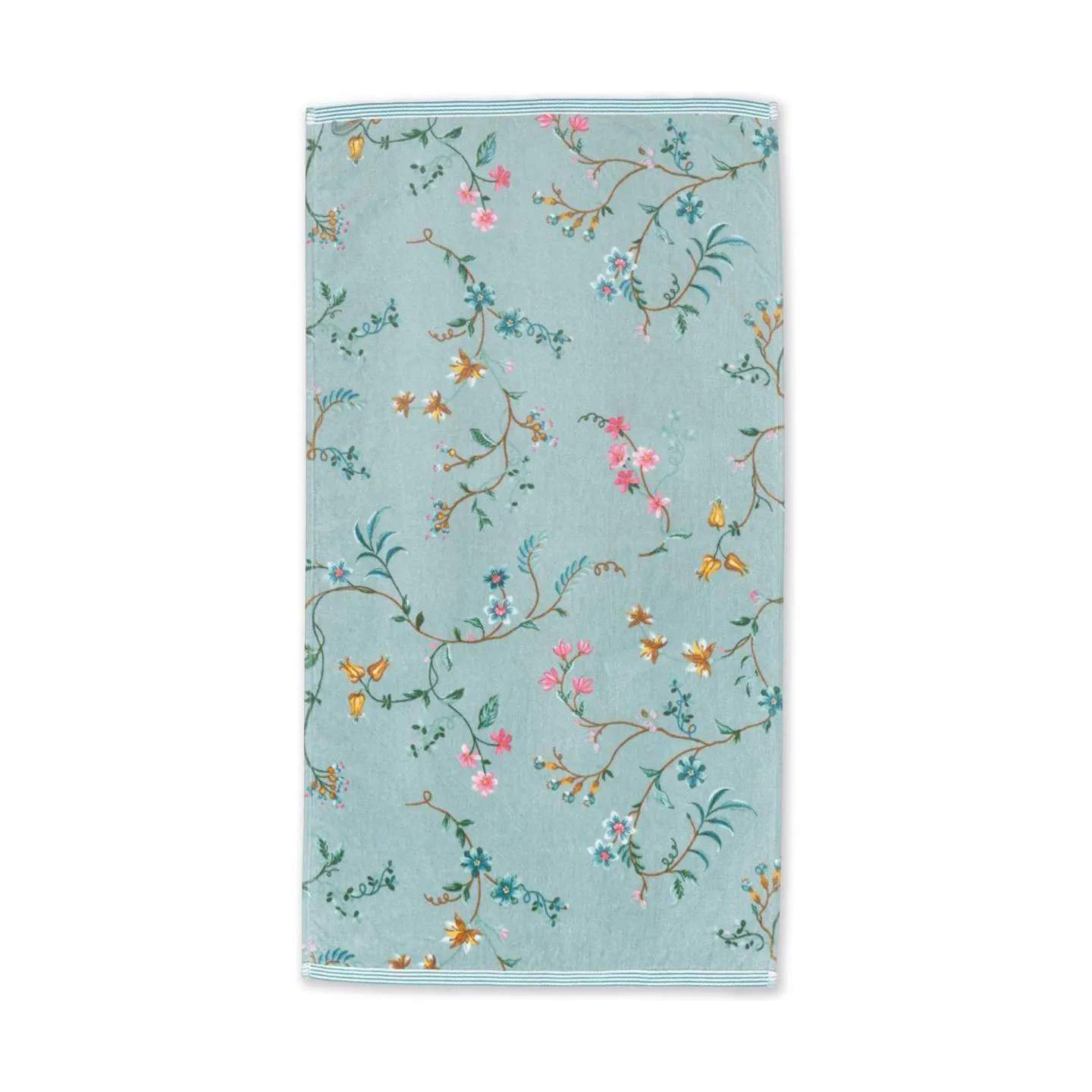PIP Studio Håndklæder Les Fleurs Håndklæde i Blue , B55 x L100 cm, 4