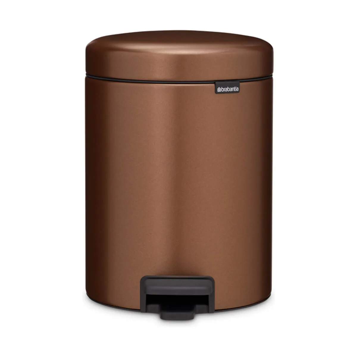 Brabantia Toiletspande NewIcon Pedalspand i Warm Bronze, 5 L, 1