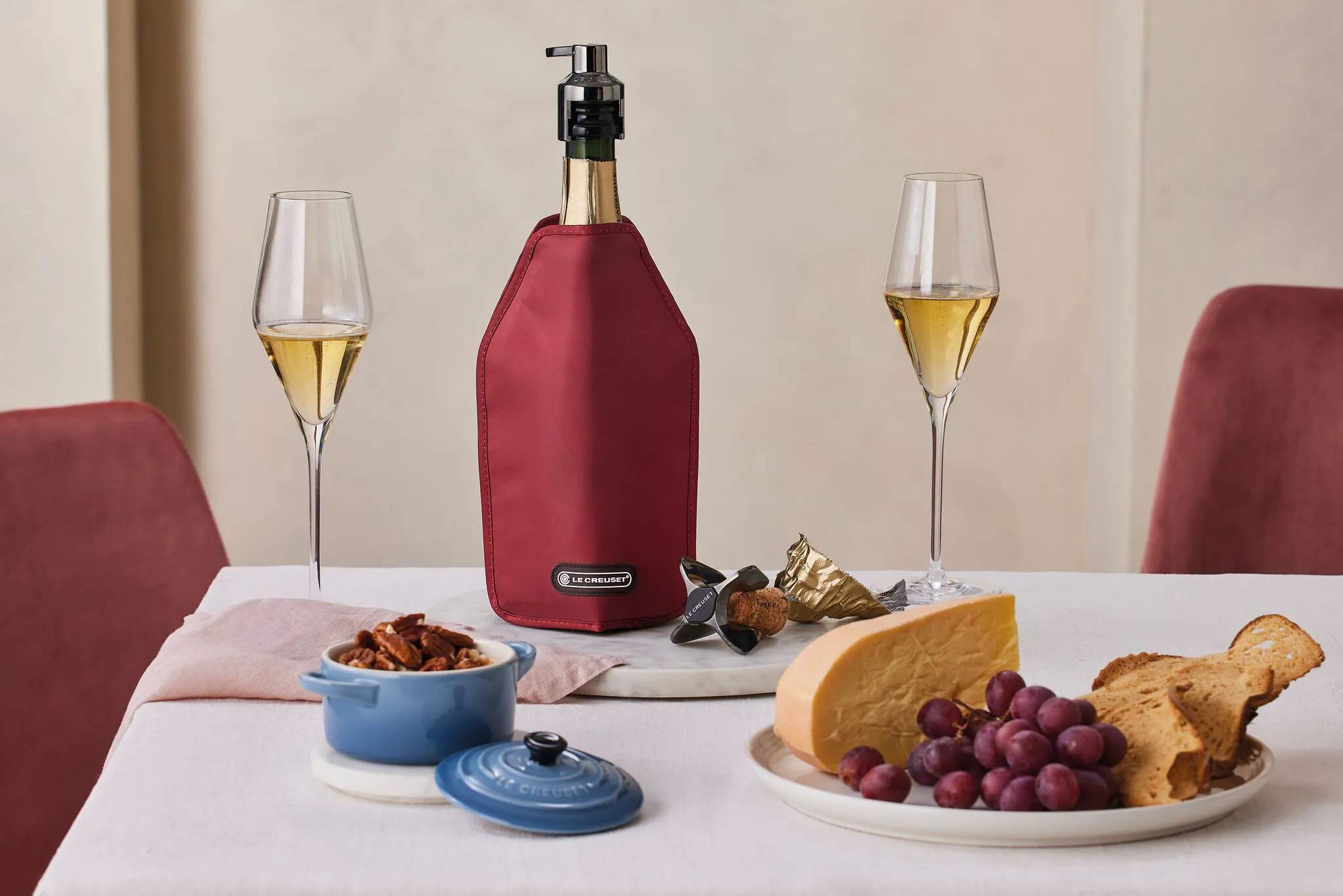 Le Creuset Øvrigt champagnetilbehør Star åbner i Silver Black, 5