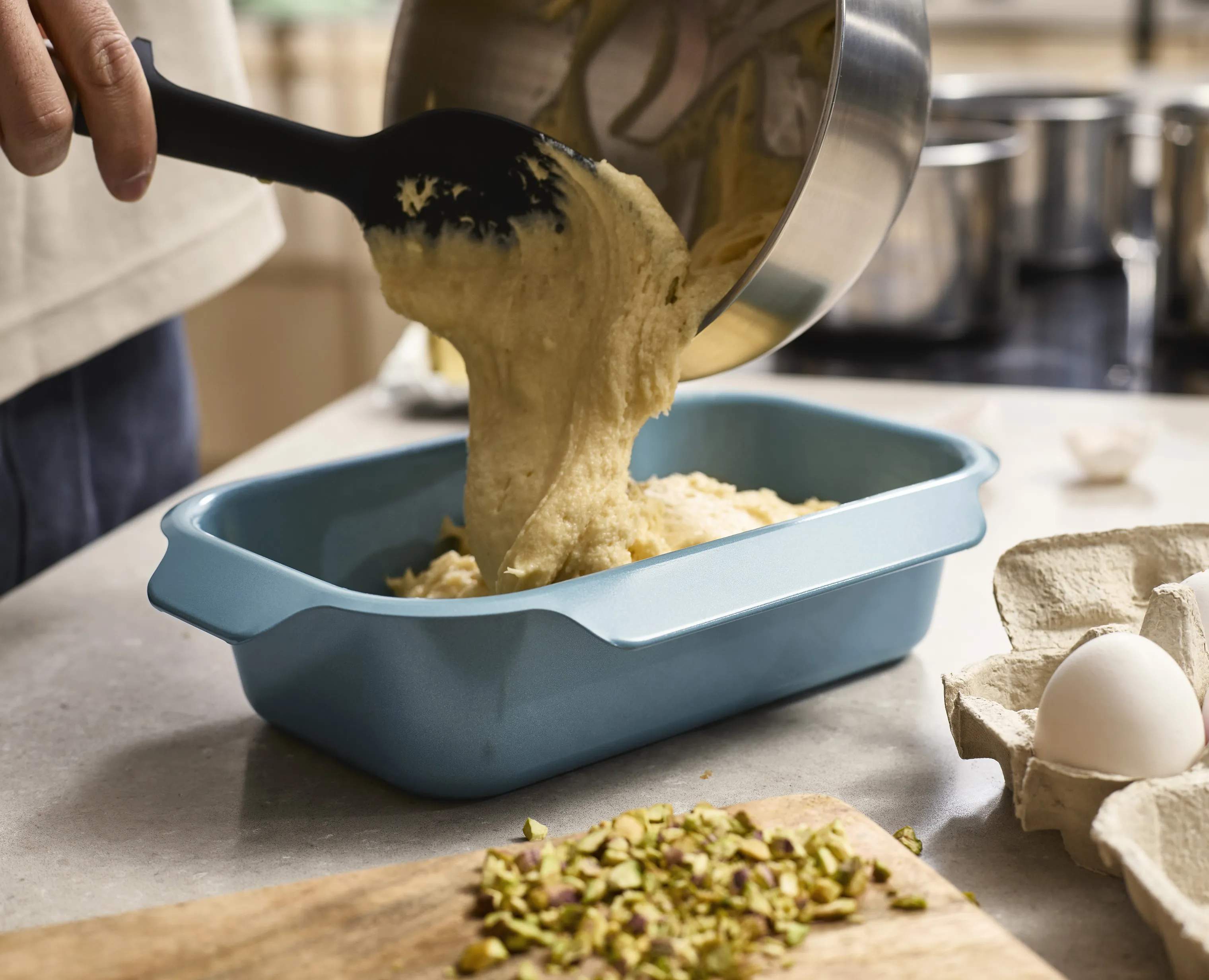 Joseph Joseph Rugbrødsforme og brødforme Nest Bake Brødform i Blue, 3