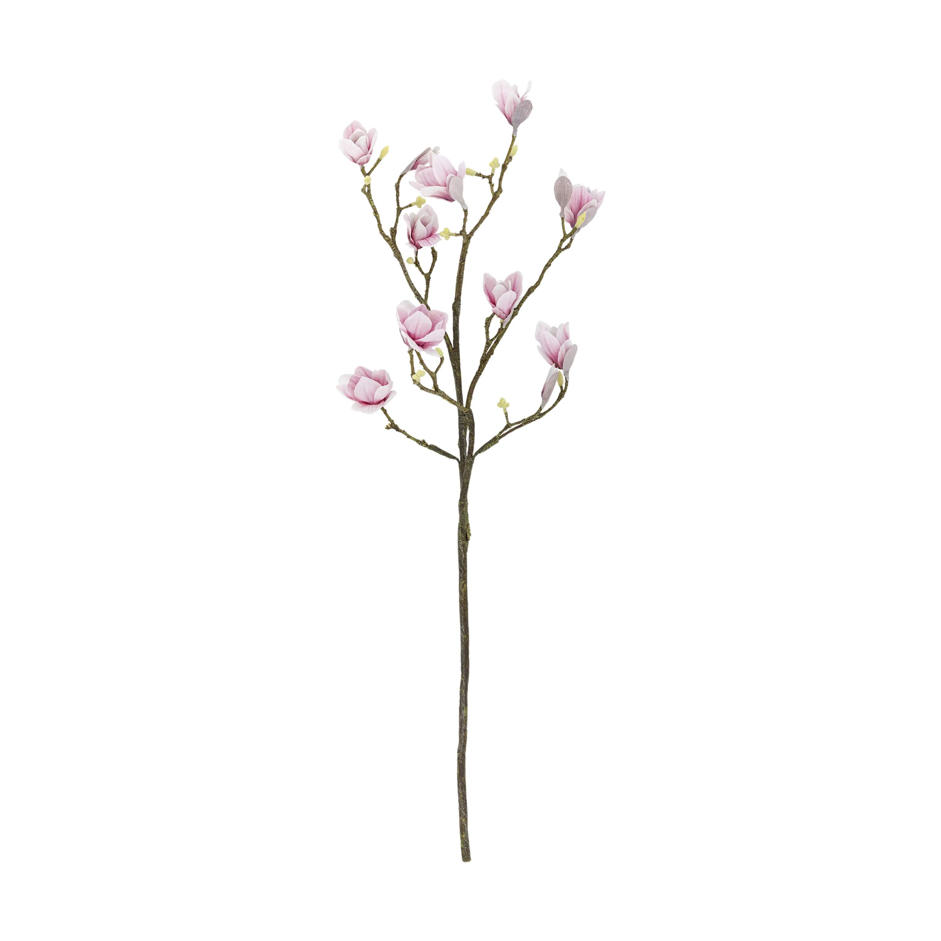 Bloomingville Kunstige blomster Kunstig blomst - Magnolia gren i Lyserød, 1