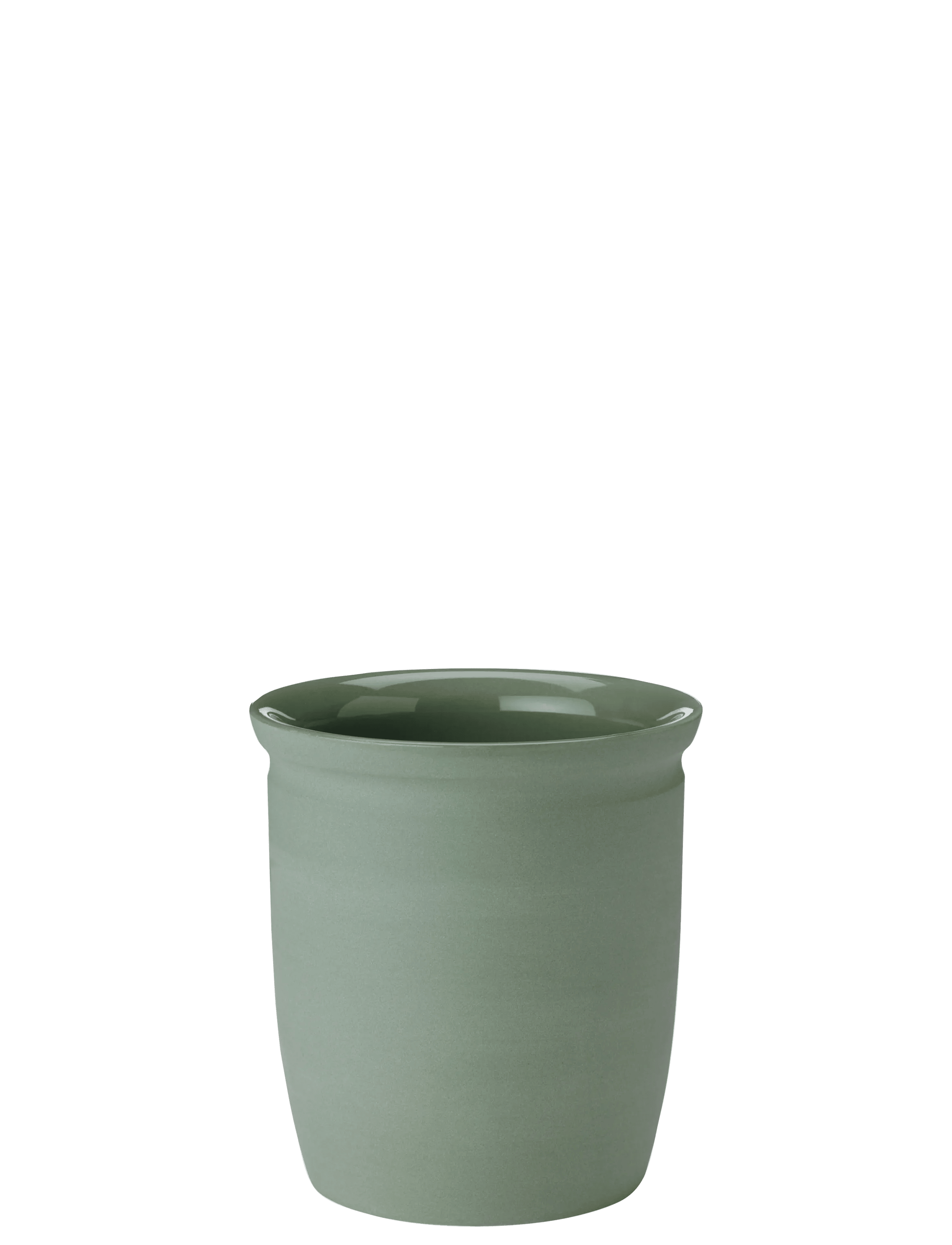 Knabstrup Keramik Krukker til køkkenredskaber Syltekrukke i olive, 0.5 L, 1