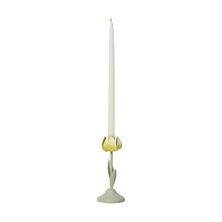 Broste Copenhagen Øvrigt påskepynt Tulip Lysestage i Gul, 11,5 cm, 1