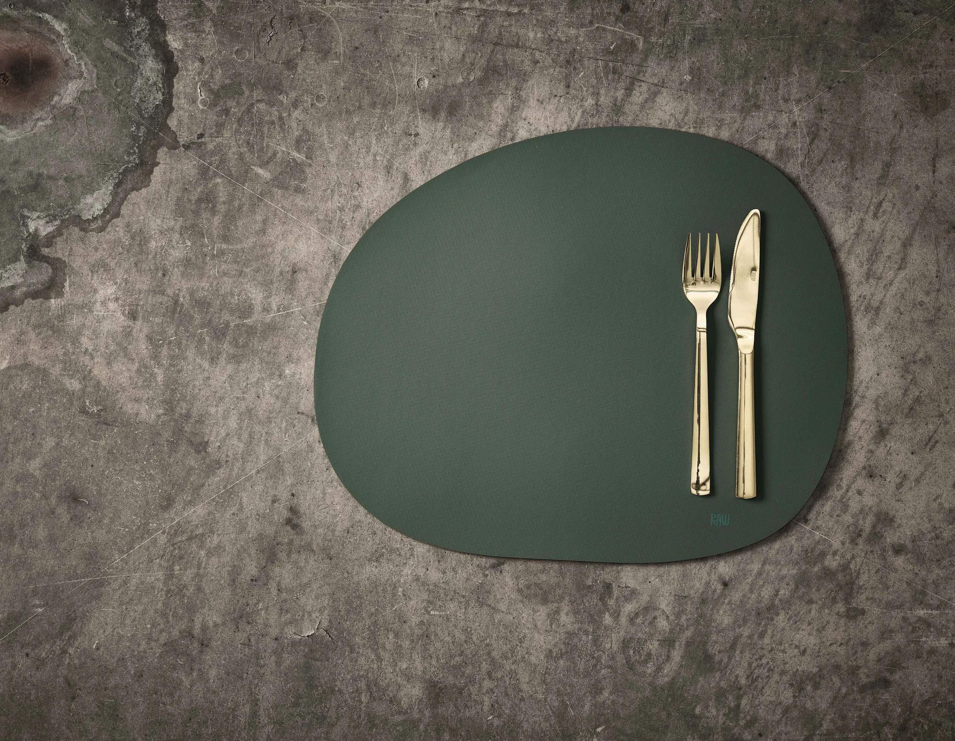 RAW by Aida Dækkeservietter Dækkeserviet i Dark green, 2