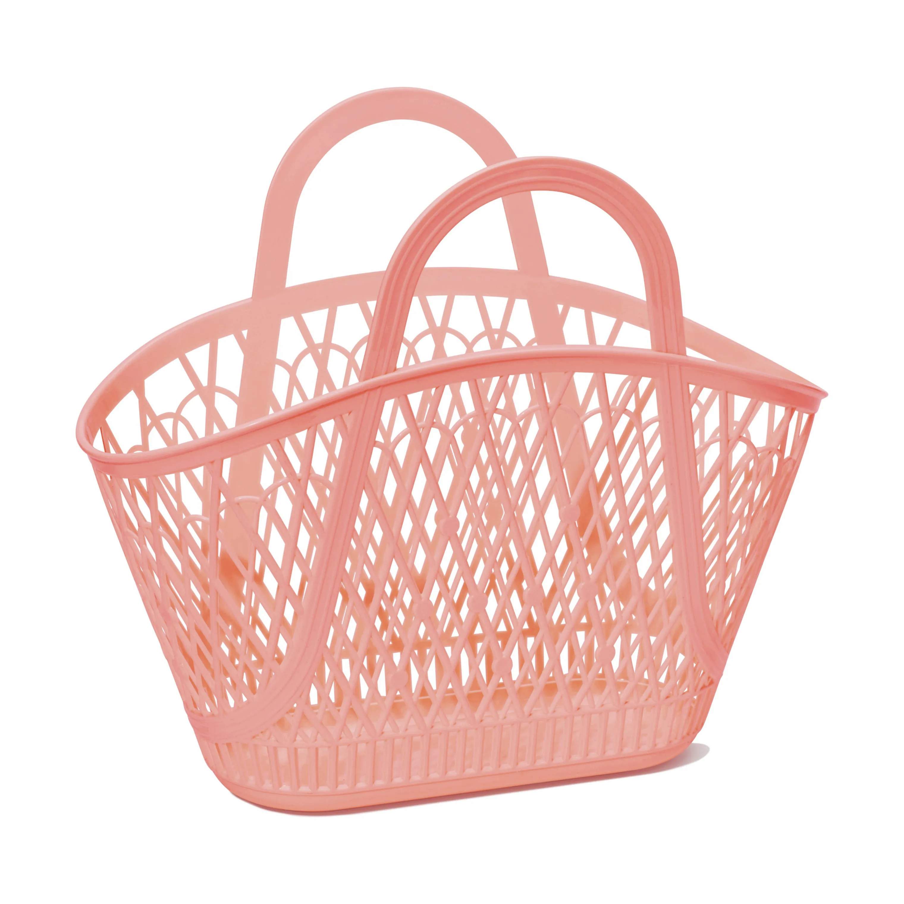 Betty Basket, peach, large