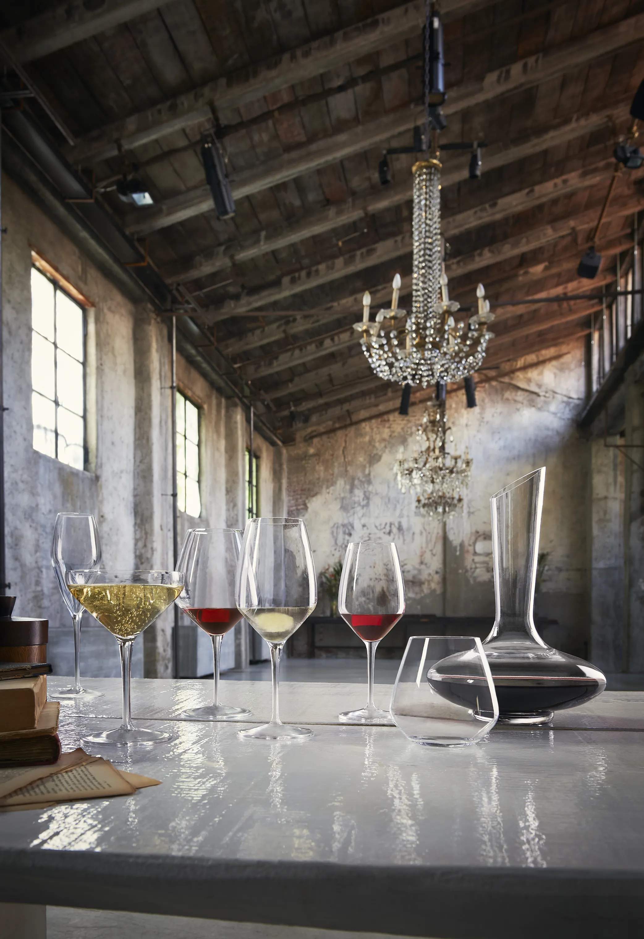Luigi Bormioli Rødvinsglas LB Atelier Atelier Merlot Glas - 6 stk. i Klar, 3