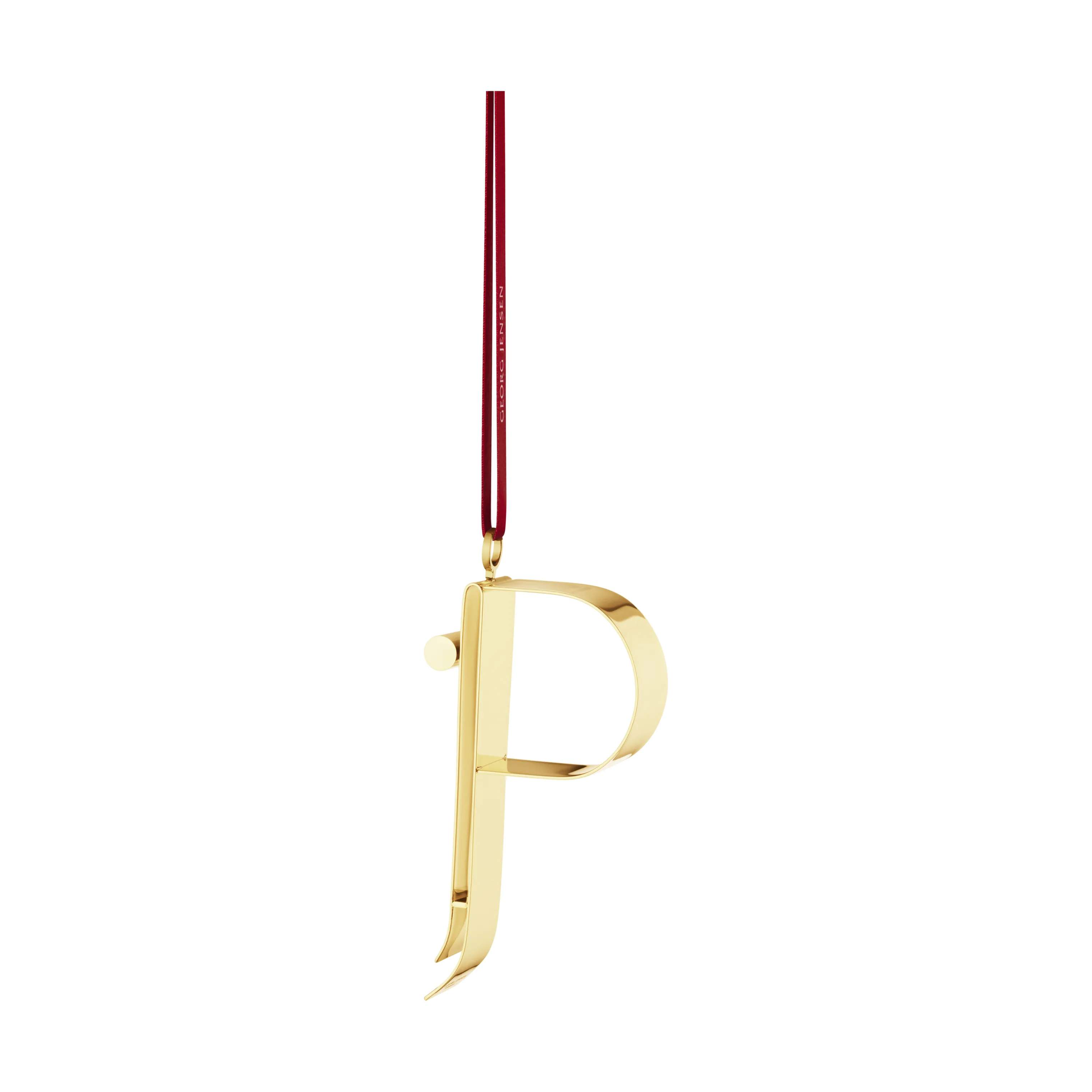 Georg Jensen Juleophæng Seasonal Christmas Collection Bogstavornament - P i P, 1