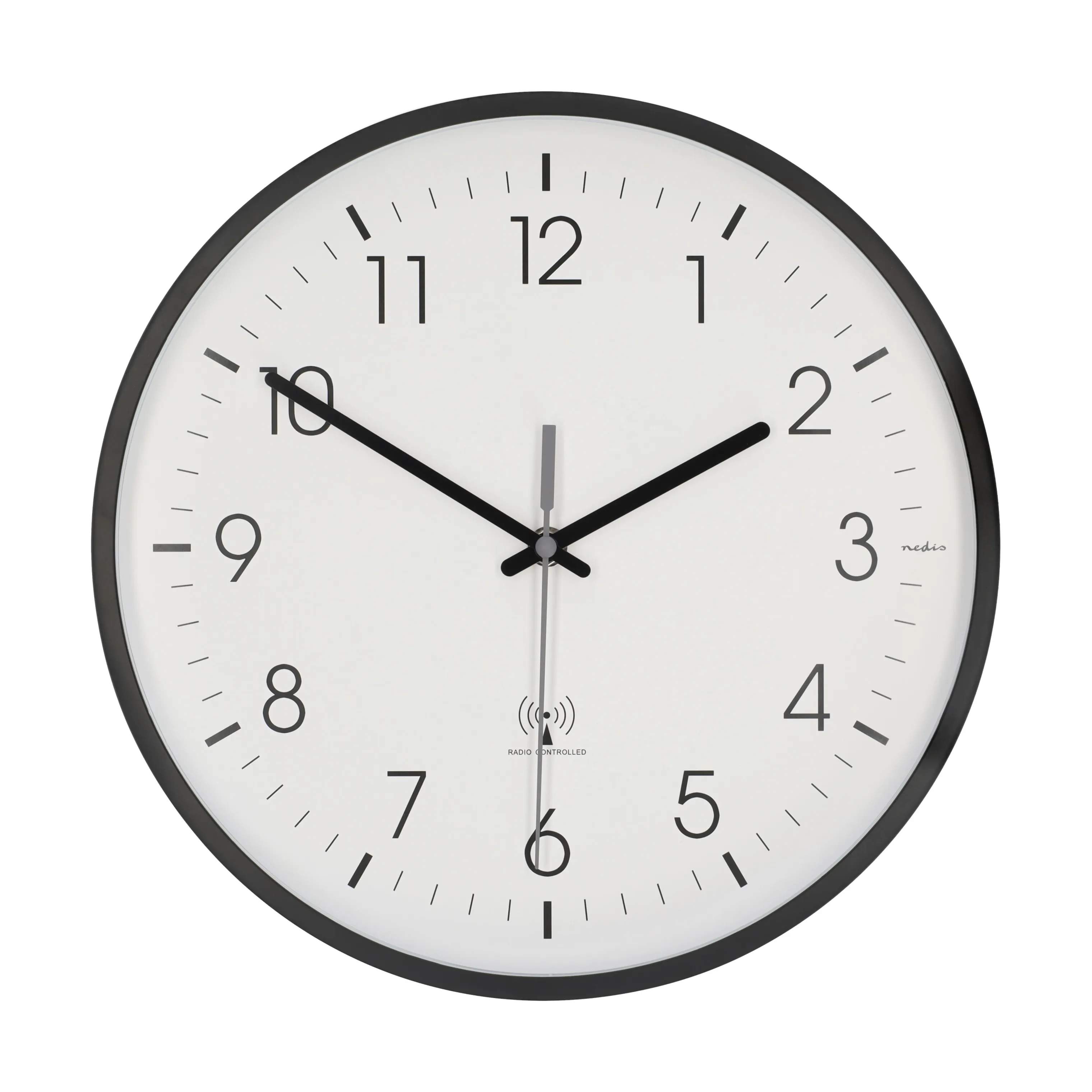 Nedis Vægure Vægur i Sort / Hvid, 1