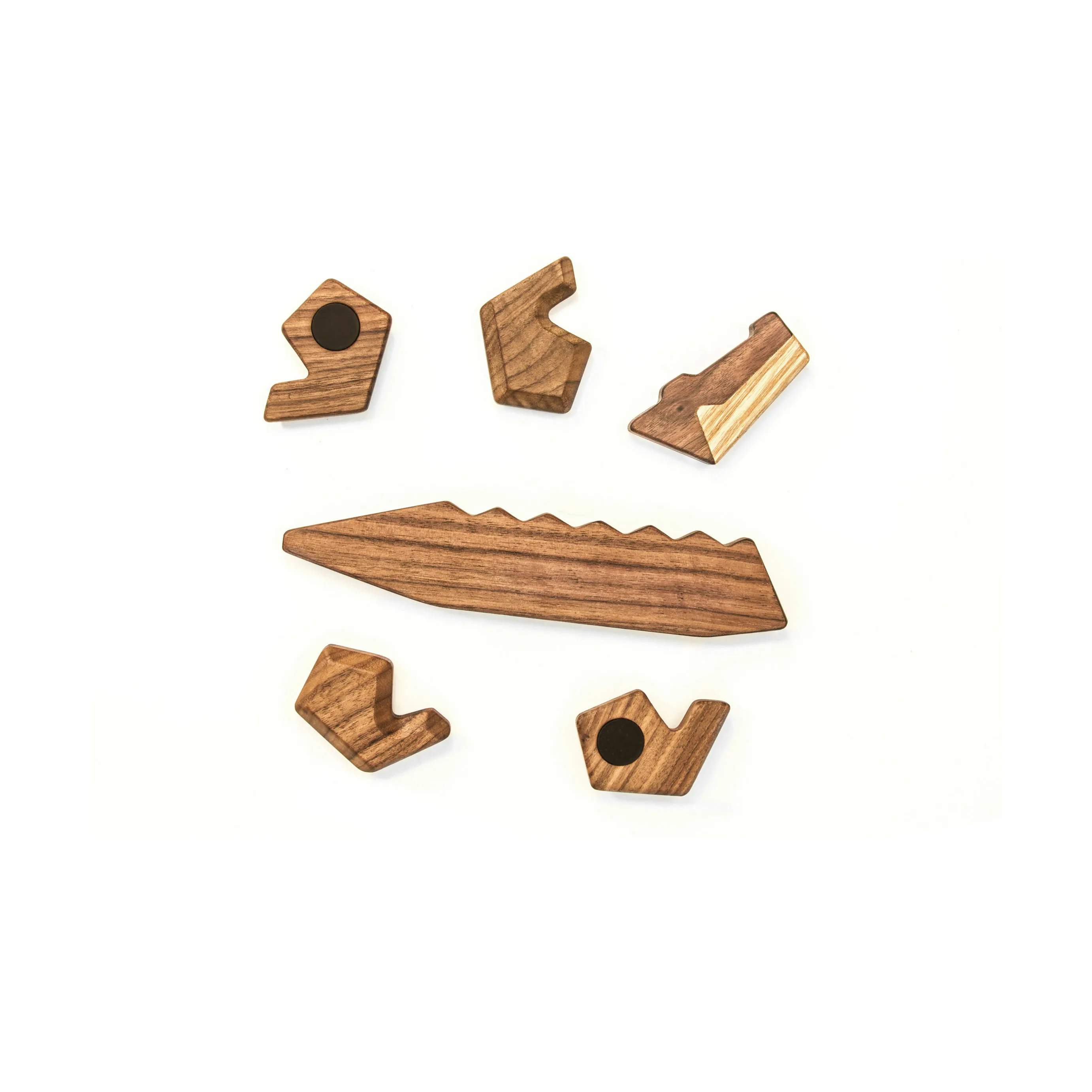 FableWood Dyrefigurer Krokodille i Træ, 4