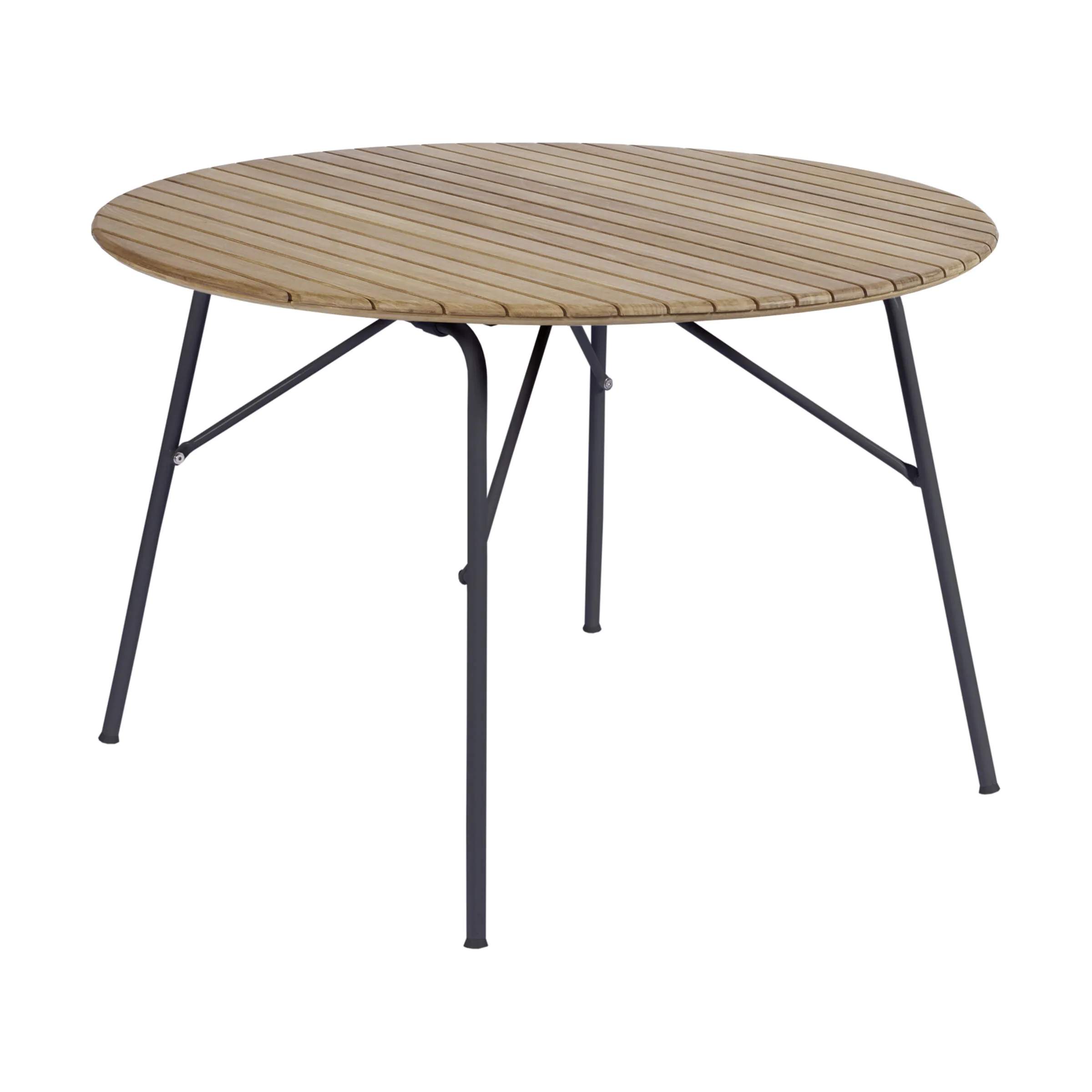 Mandalay Havespiseborde Magnolia Havebord i Antracit/Teak, H72 x Ø110 cm, 1