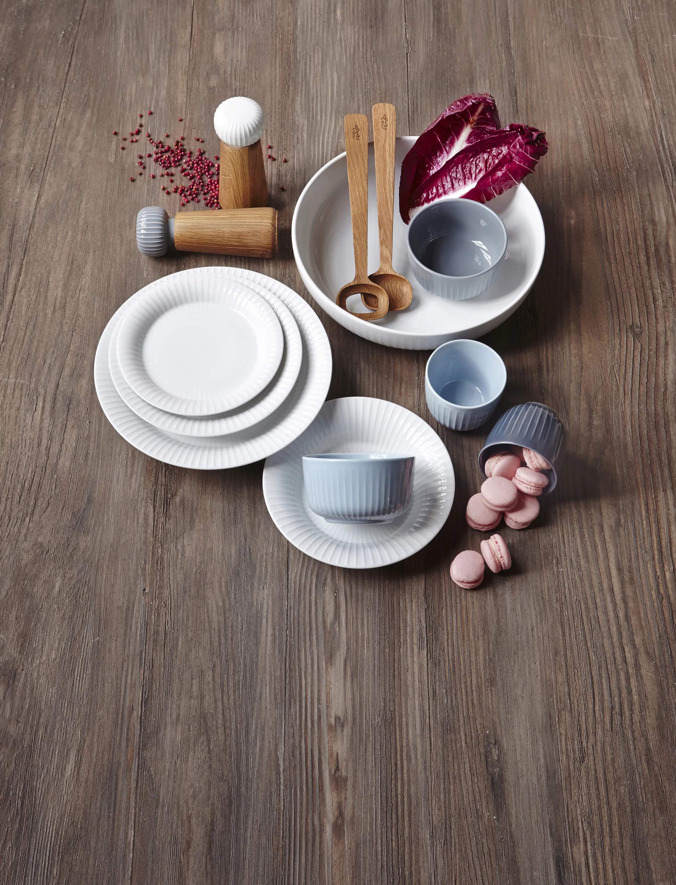 Kähler Salatskåle Hammershøi Skål i Hvid, 30 cm, 2