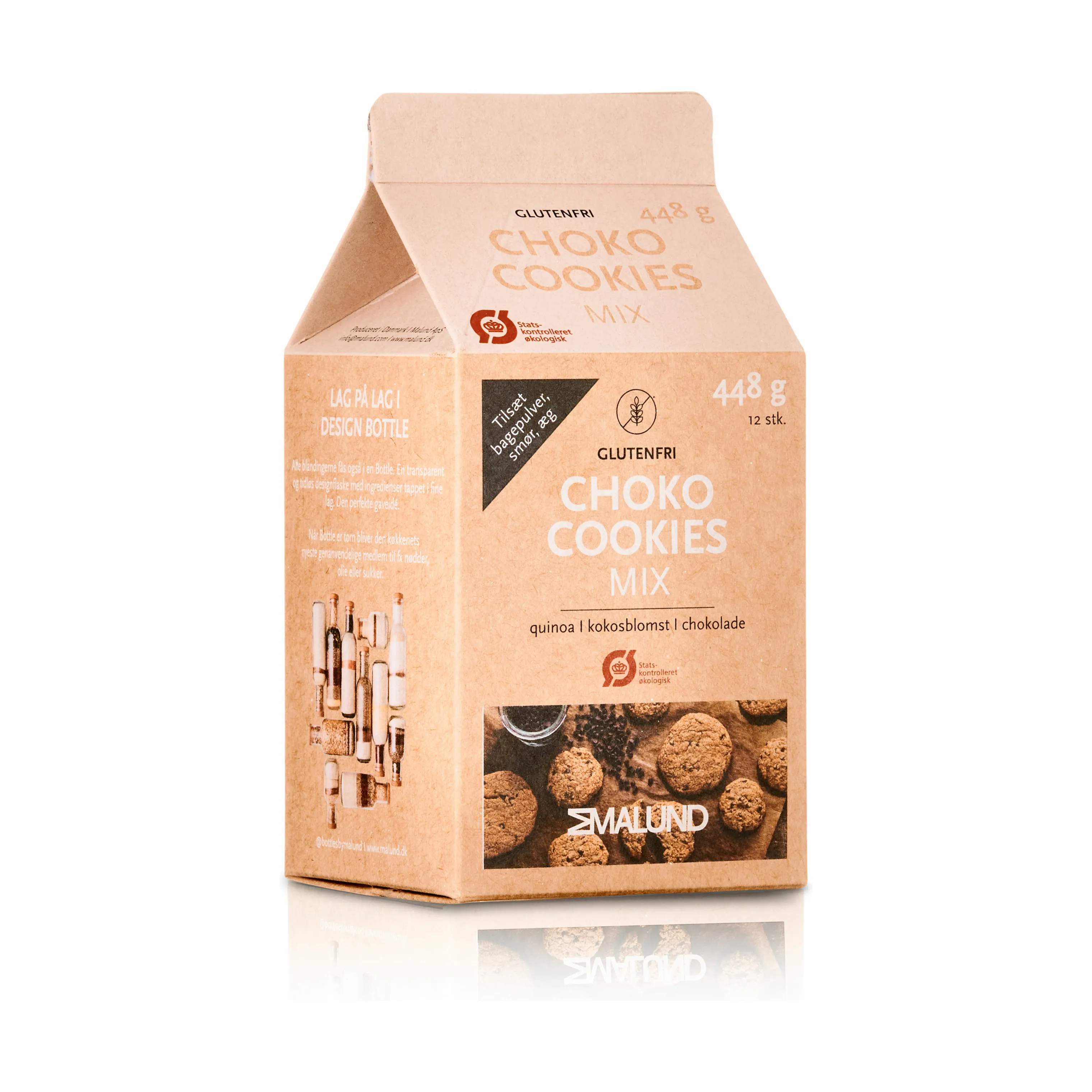 MALUND bageblandinger Glutenfri Choko Cookies Mini Karton