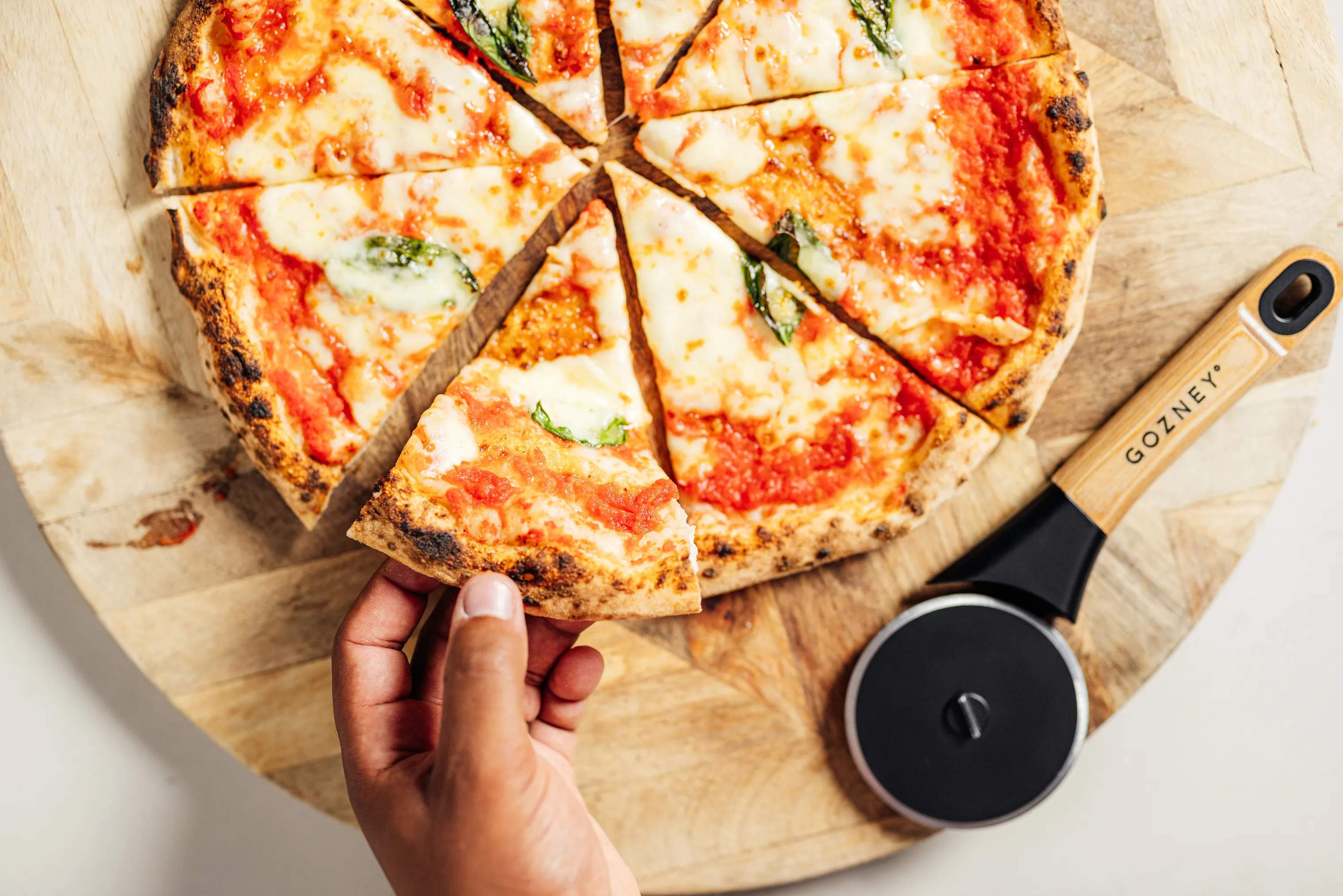 Gozney Pizzaskærere Pizzahjul i Sort/træ, 2