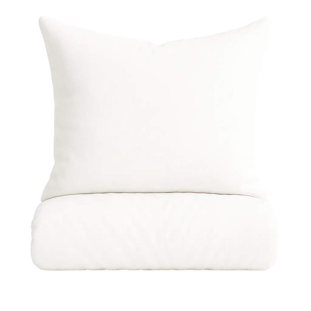 omhu Sengetøj Micro Tern Sengesæt i HVID, B140 x L220 cm, 1