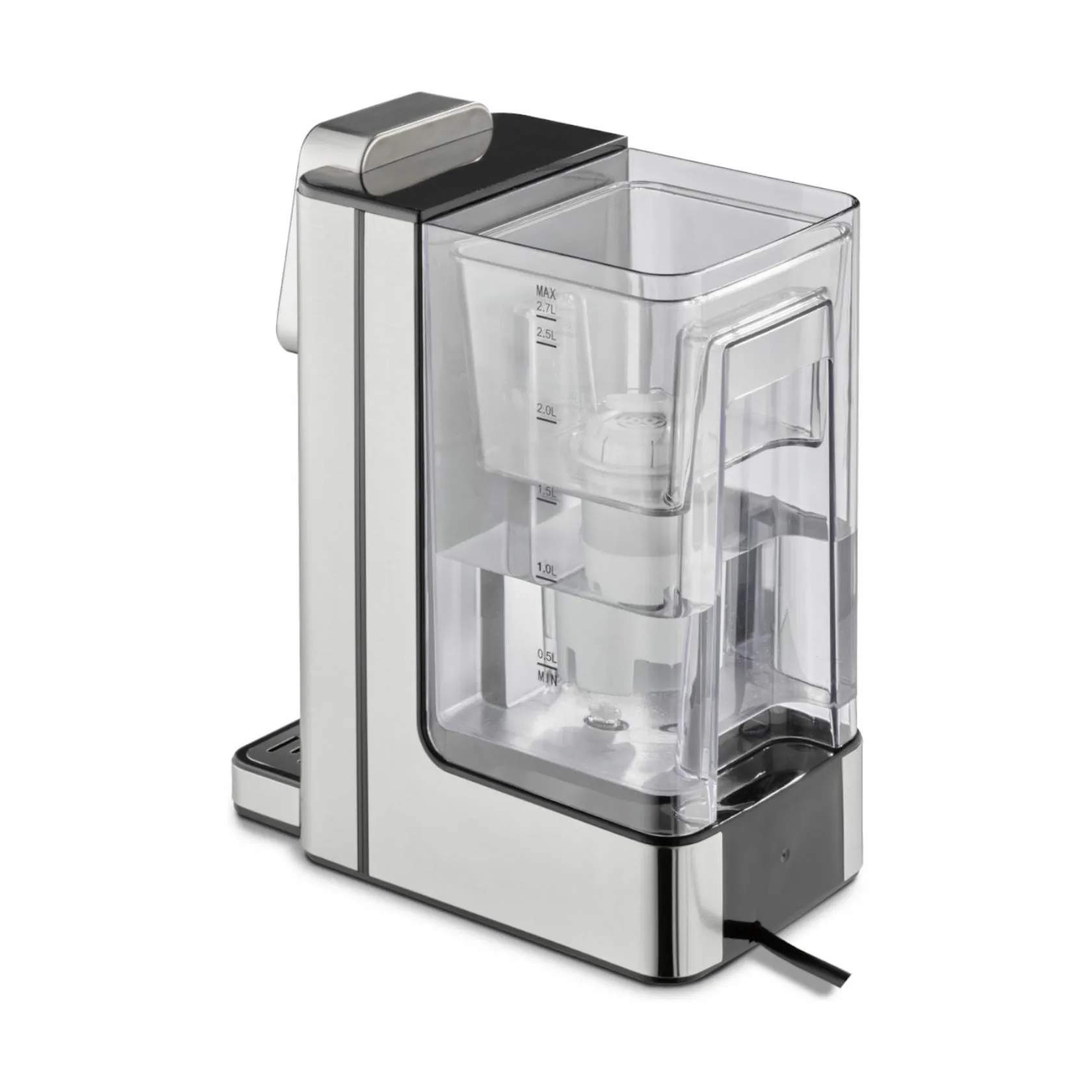 Caso Elkedler Varmtvandsdispenser CS1879 i Sort/sølvfarvet, 8