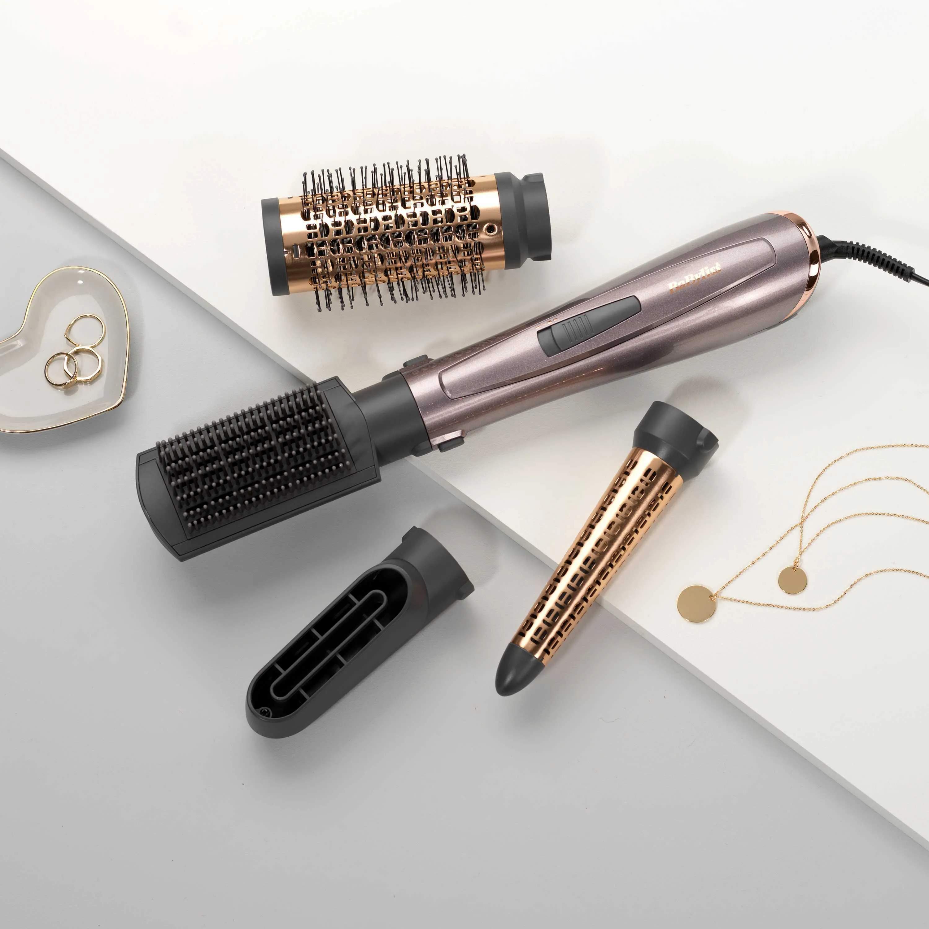 BaByliss Krøllejern Air Style Varmluftbørste i Grå, 3