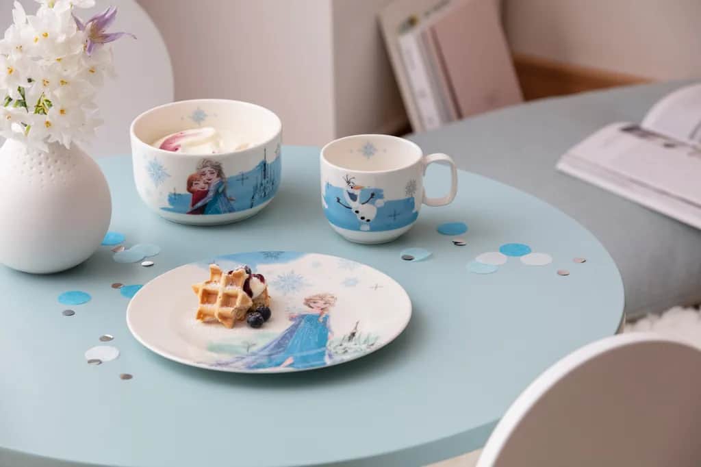 Villeroy & Boch Børnetallerkener Disney Frozen Børnespisesæt - 3 dele i 3 stk., 2