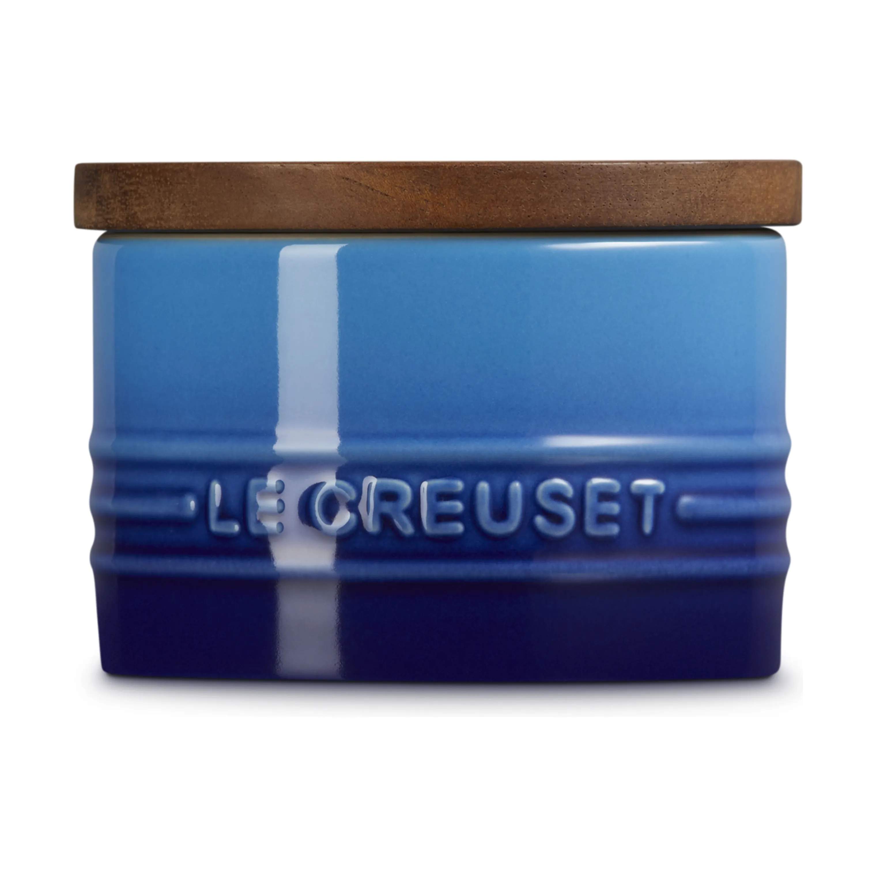 Le Creuset Opbevaringskrukker Signature Opbevaringskrukke m. Låg i Azure, 200 ml, 1