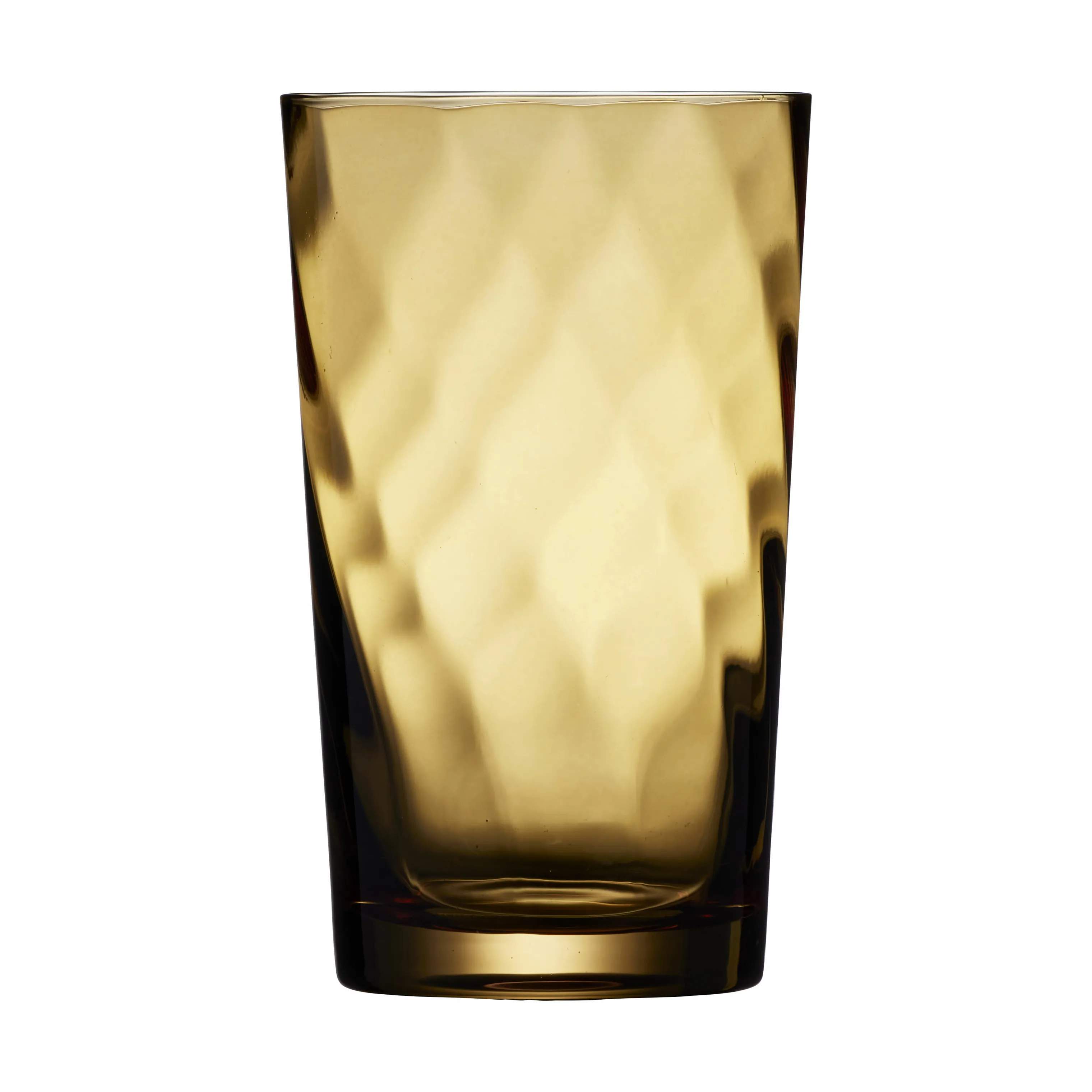 Lyngby Glas Vandglas Vienna Highball Vandglas - 4 stk. i Amber, 3