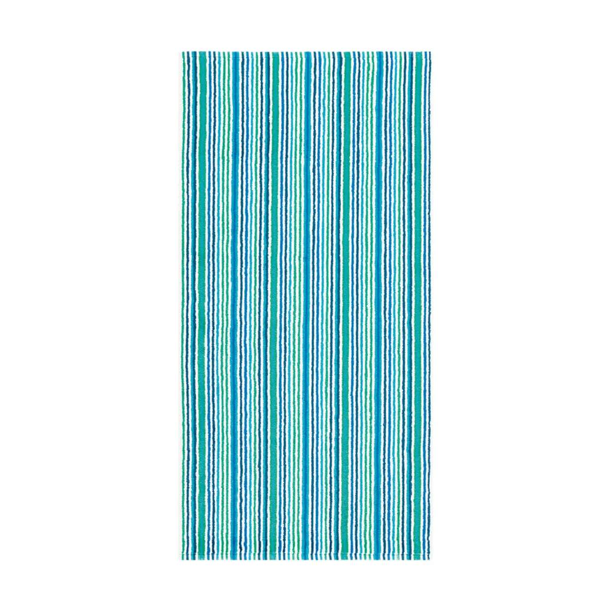 Egeria Håndklæder Stripes Håndklæde - 4 stk. i Pool green, 2