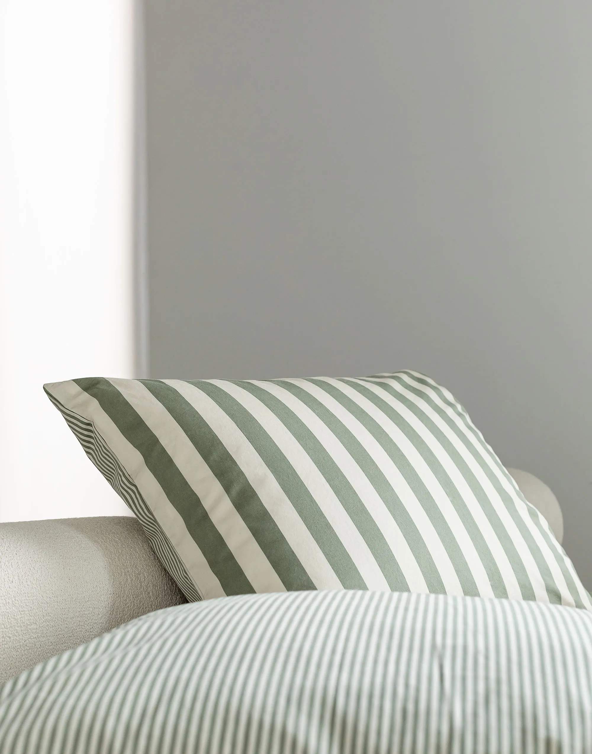 Marc O'Polo Sengetøj Mikkeli Sengetøj i Saga green, B140 x L200 cm, 2