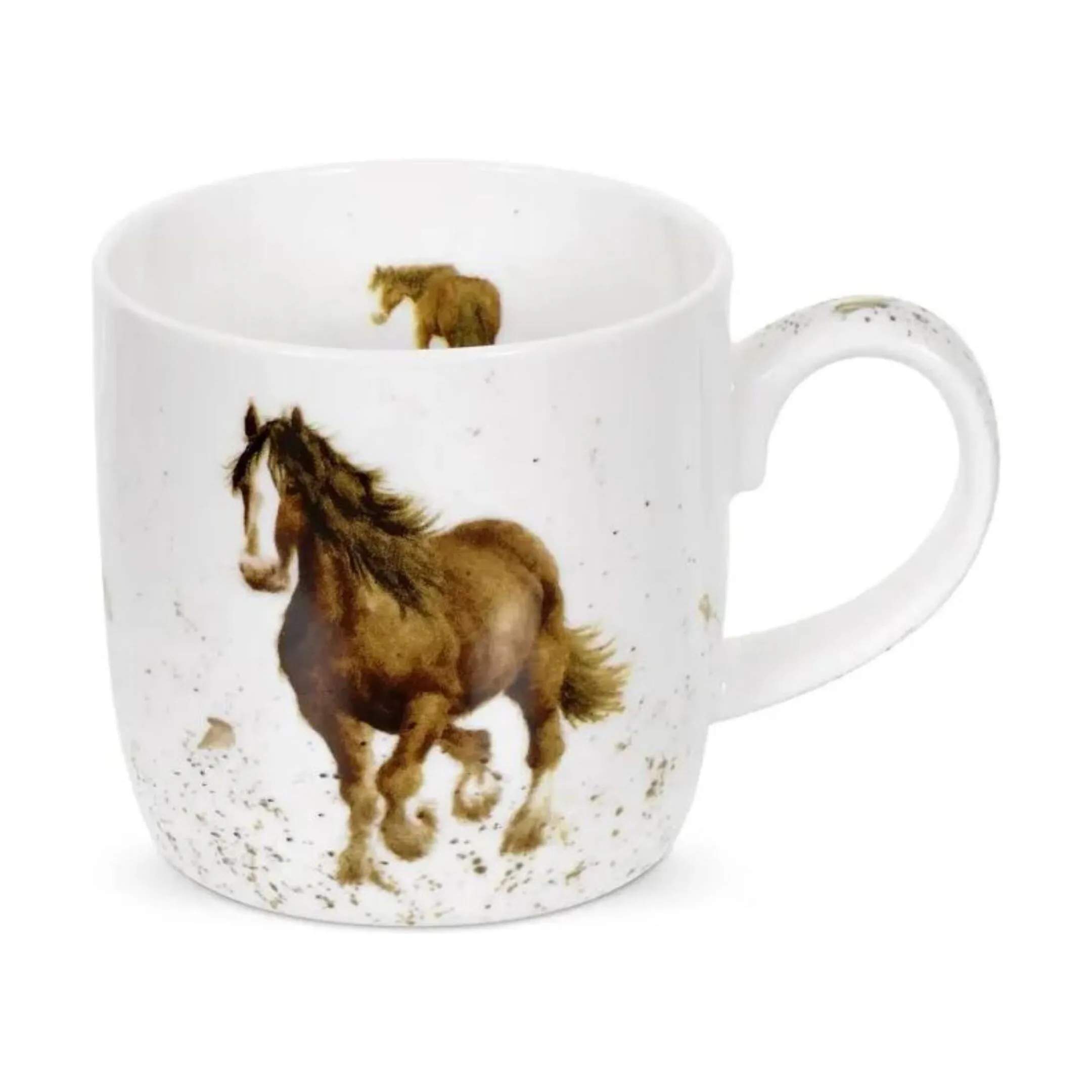 Royal Worcester Krus og kopper med hank Wrendale Krus - Gigi i Hest, 1