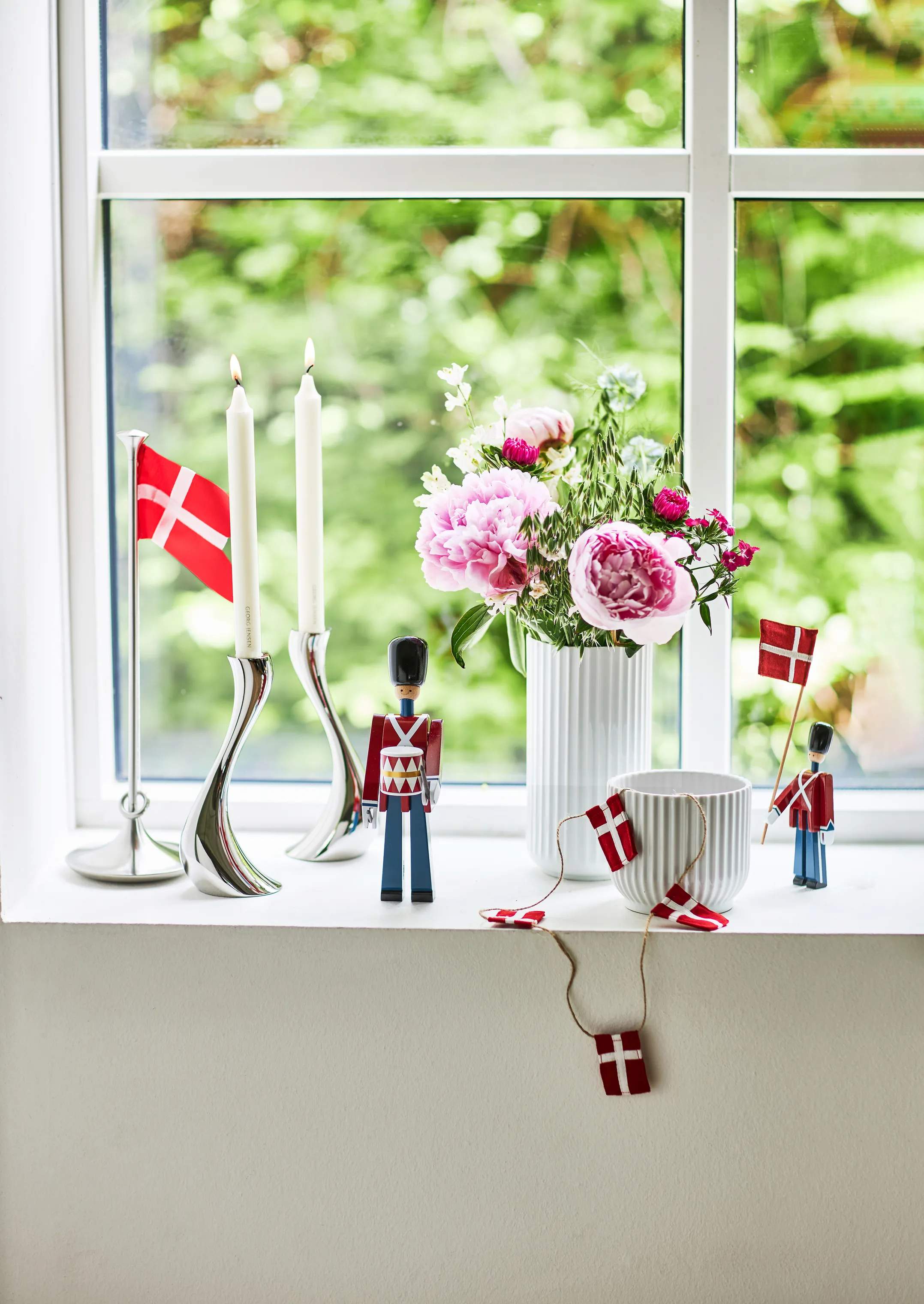 Lyngby Porcelæn Urtepotteskjulere Flowerpot Urtepotteskjuler i Hvid, 10,5 cm, 2
