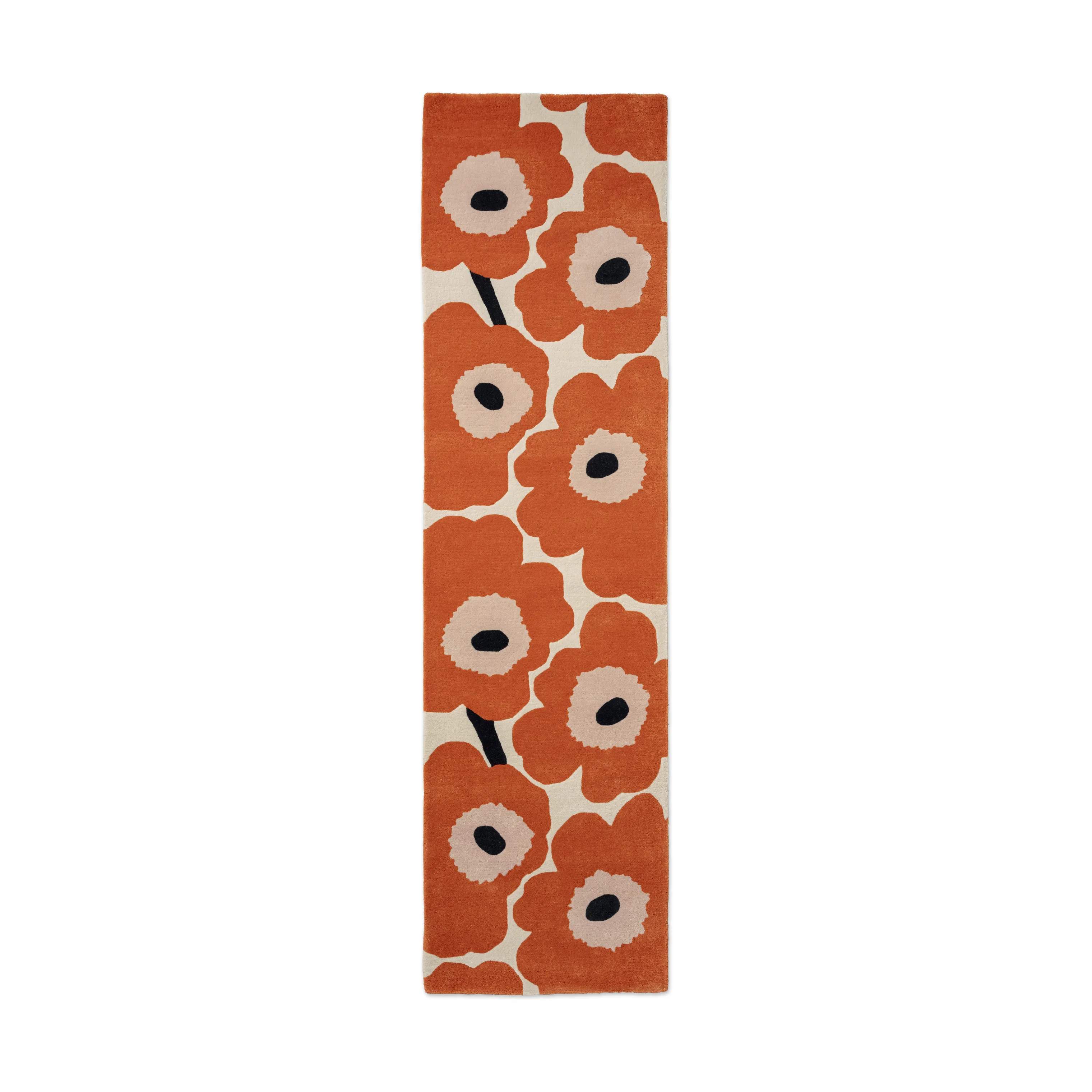 Marimekko by Brink & Campman Gulvtæpper Unikko Tæppeløber i Orange rød, B80 x L300 cm, 1