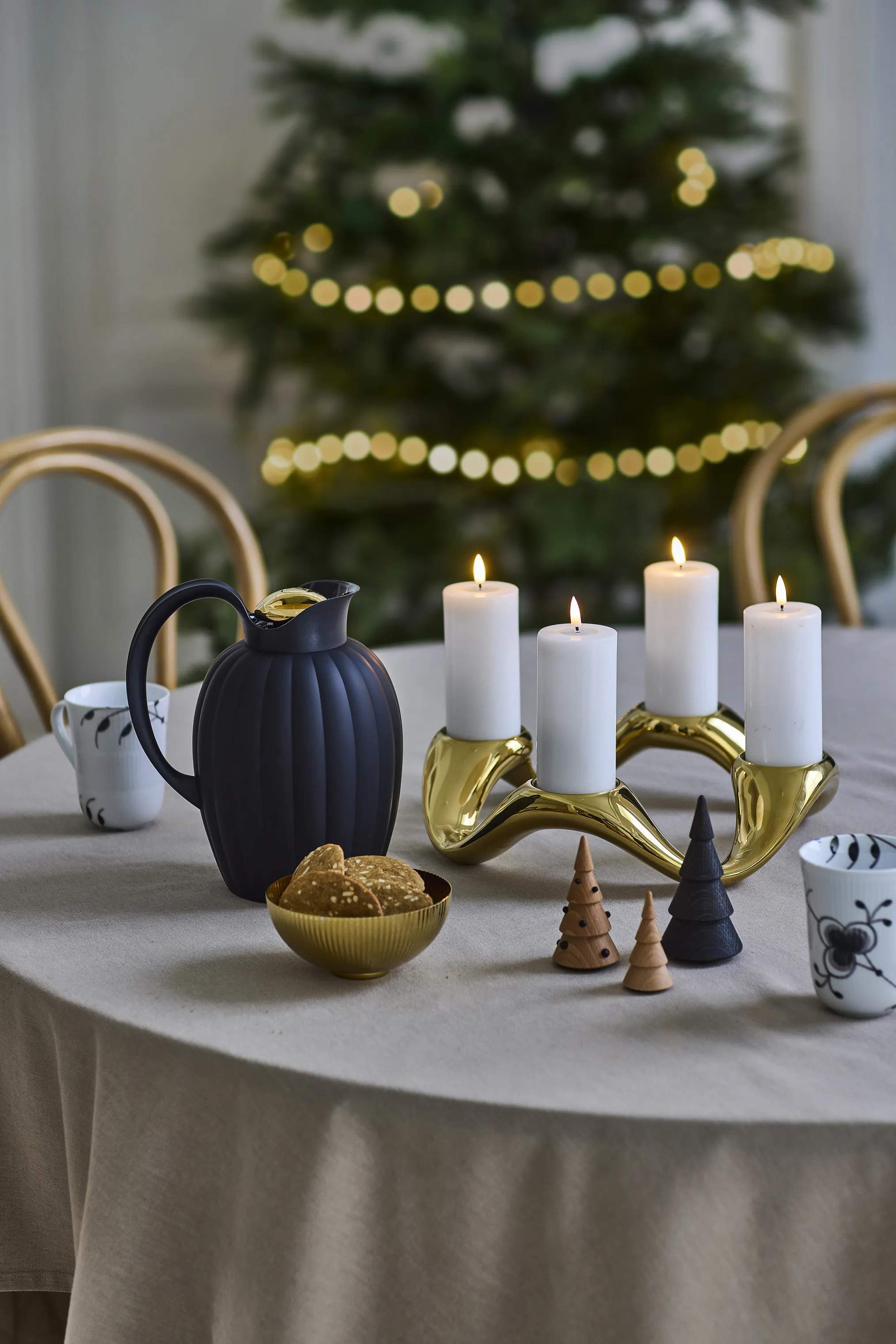 Georg Jensen Termokander Bernadotte Termokande m. trykknap i guld, 1 L, 3