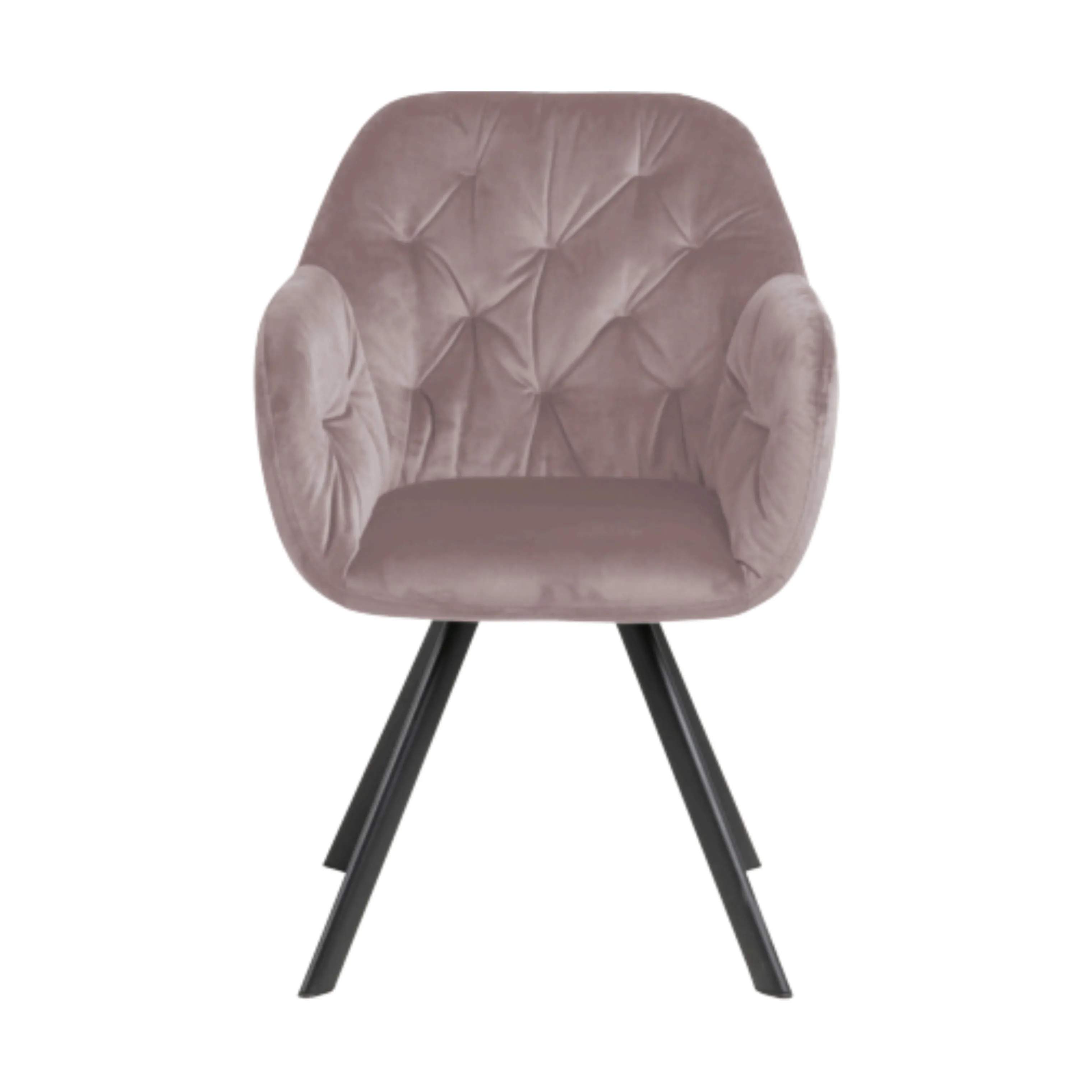 CASA Living Spisebordsstole Lola Spisebordsstol i Dusty rose, 1