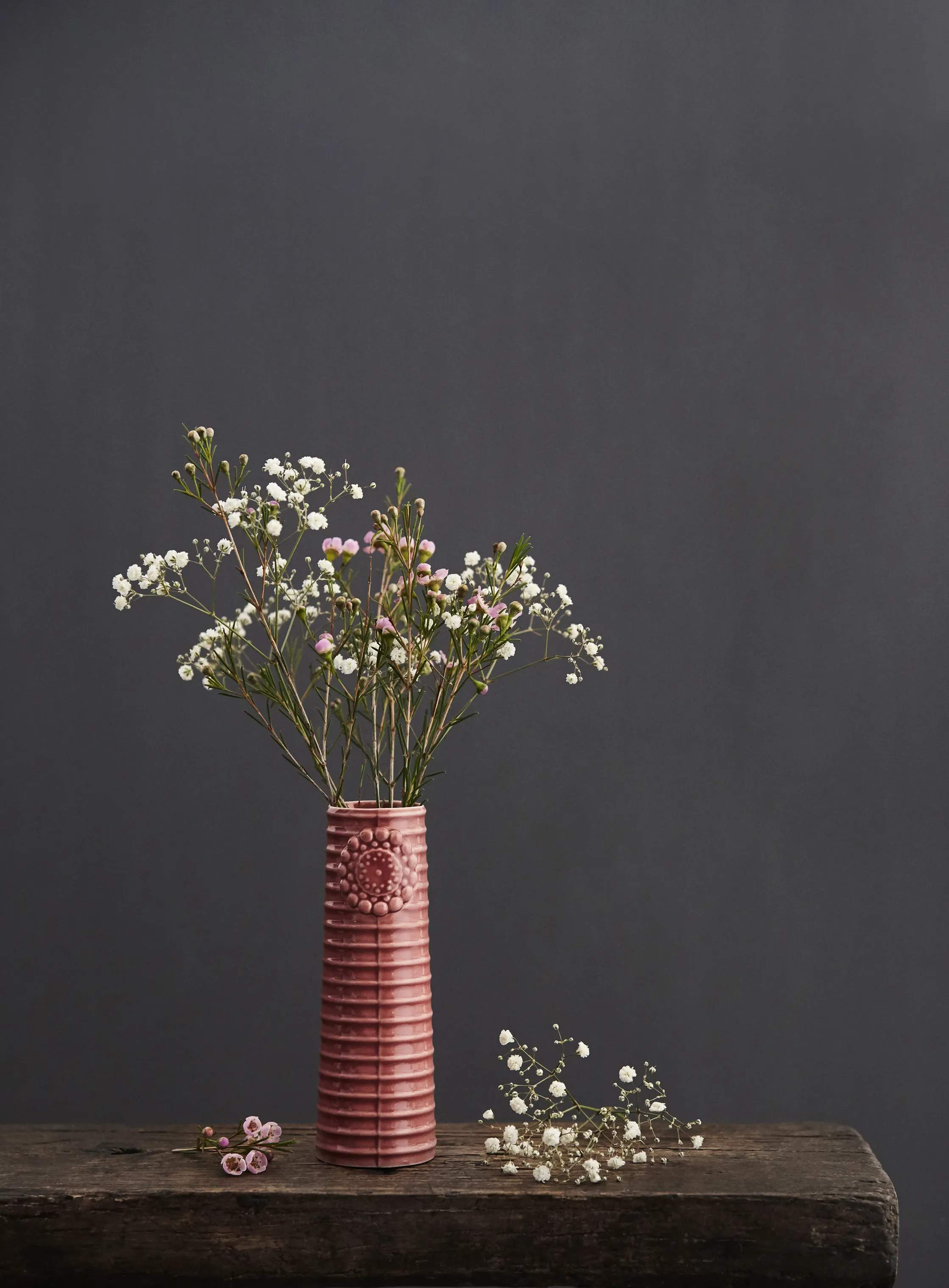 Dottir Vaser Pipanella Lines Vase i Dusty, 15 cm, 2