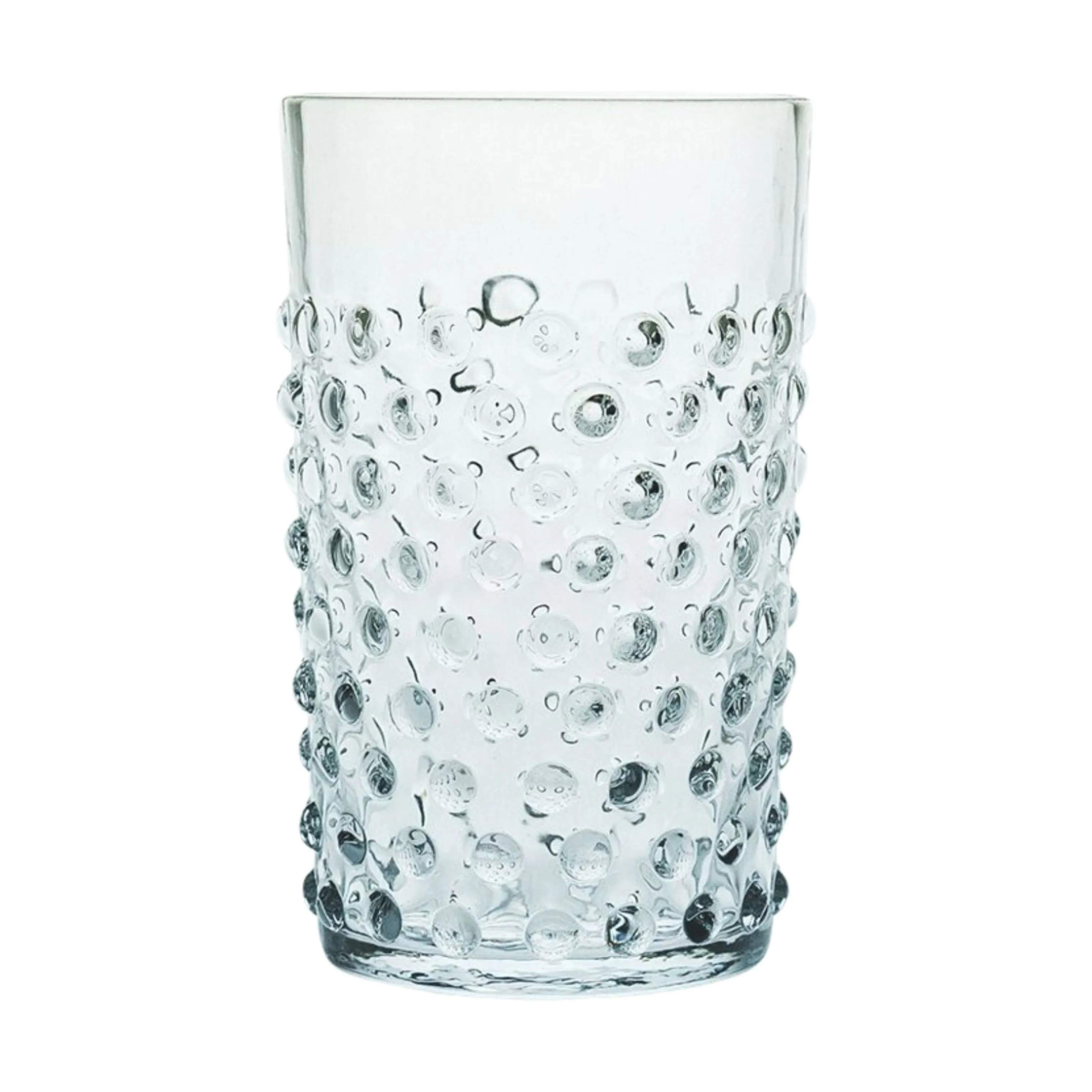 Hobnail Vandglas, crystal, large