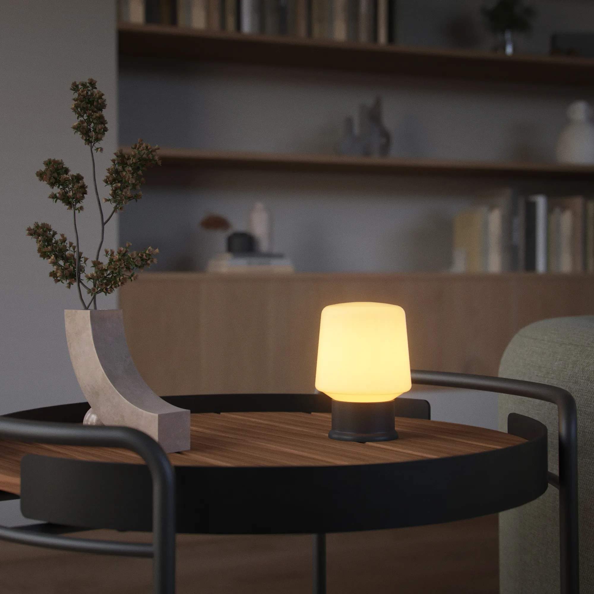 SACKit Bordlamper lamp Intelligent Ambience Transportabel Bordlampe i Hvid, 2