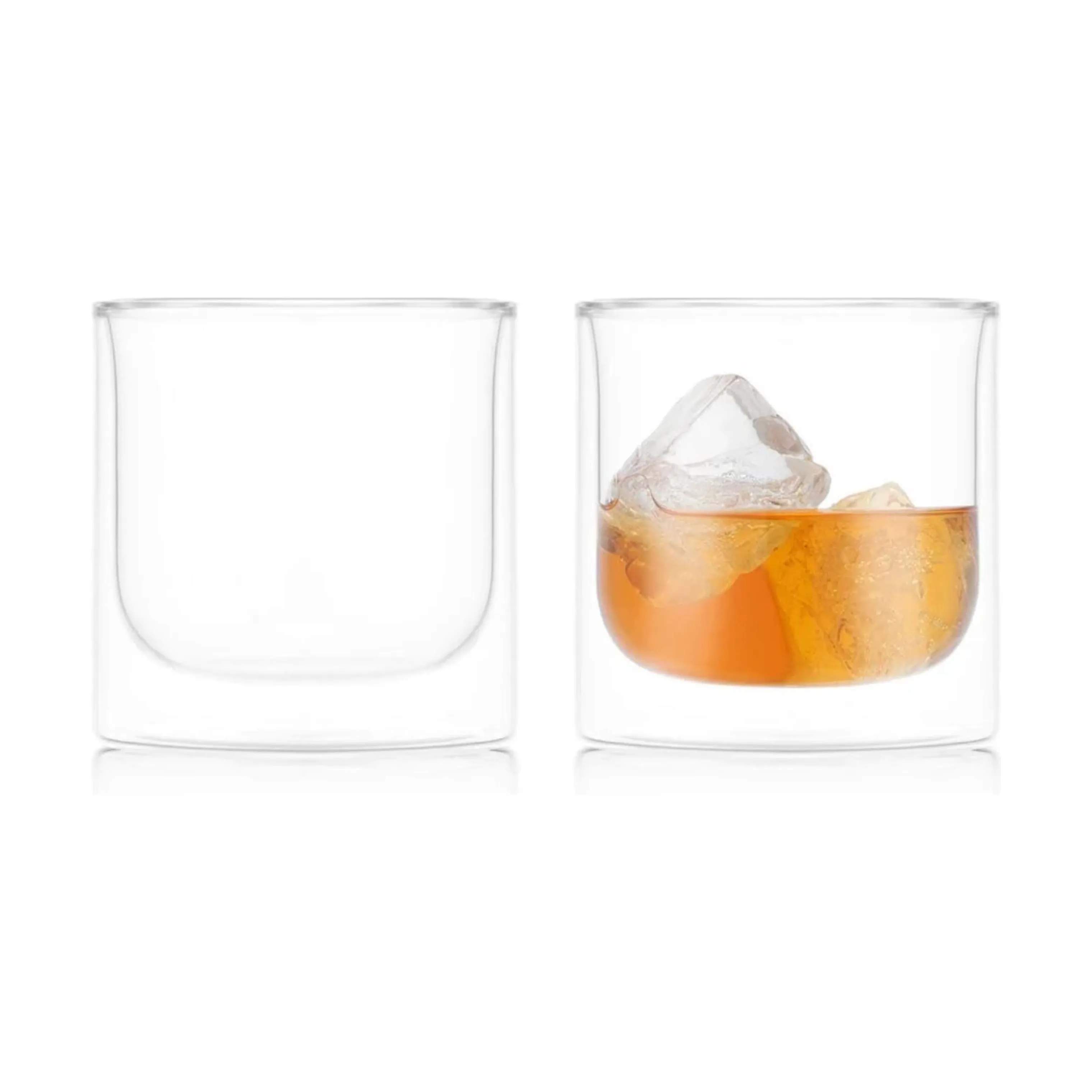 Skål Whiskeyglas - 2 stk., klar, large