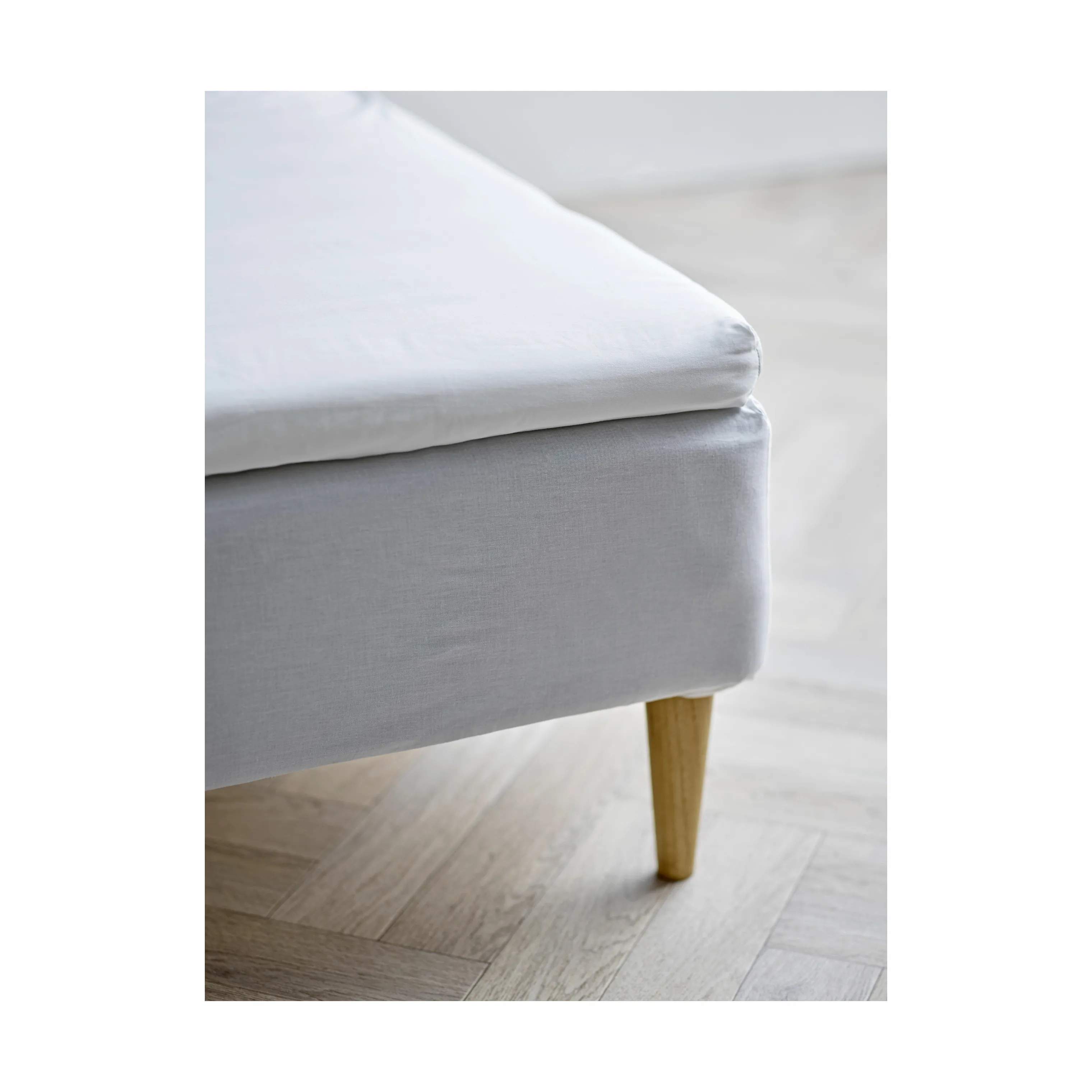 Södahl Lagner Organic Calm Kuvertlagen i Hvid, B90 x L200 cm, 2