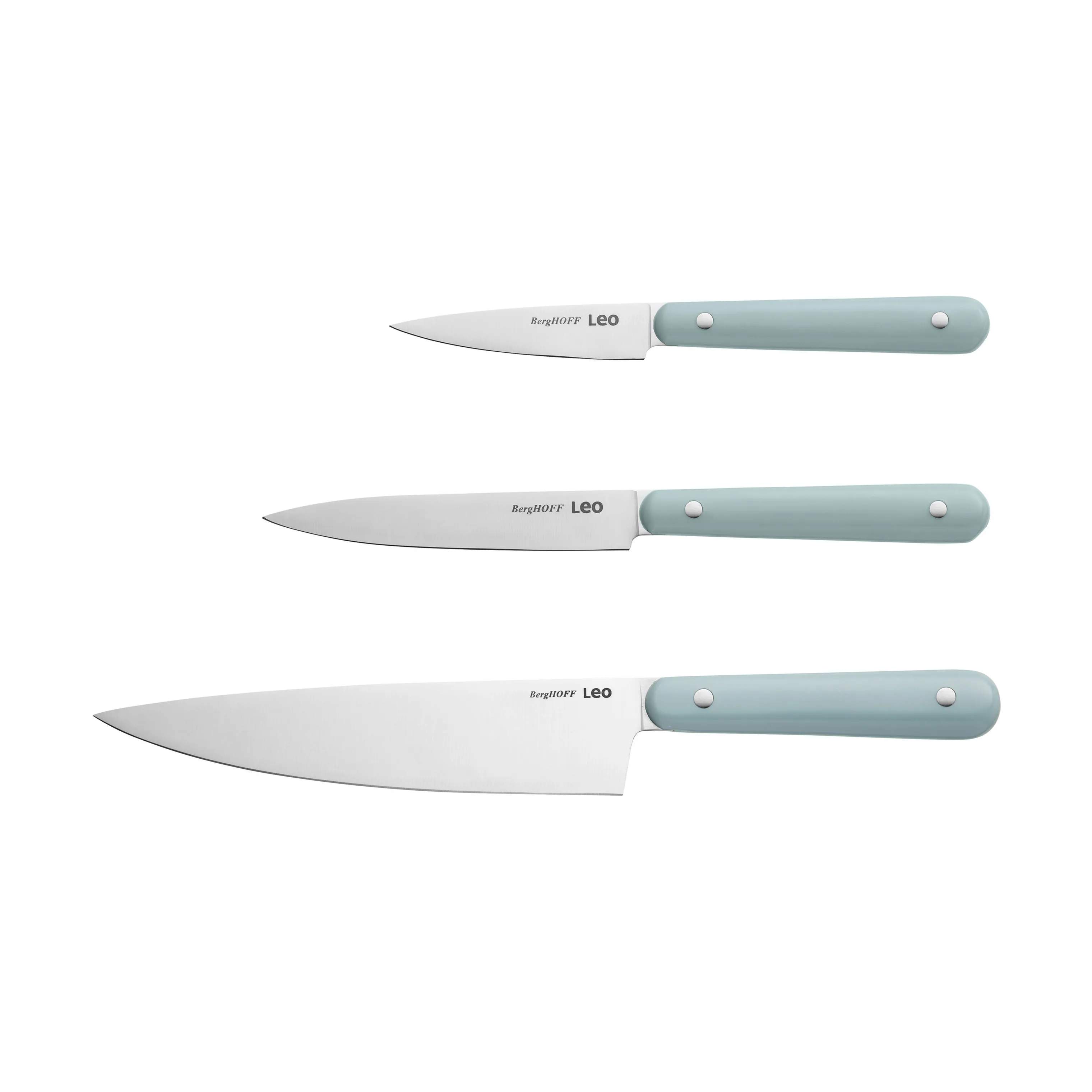 BergHOFF Knivsæt Glints Slate Knivsæt - 3 dele i Blå, 1