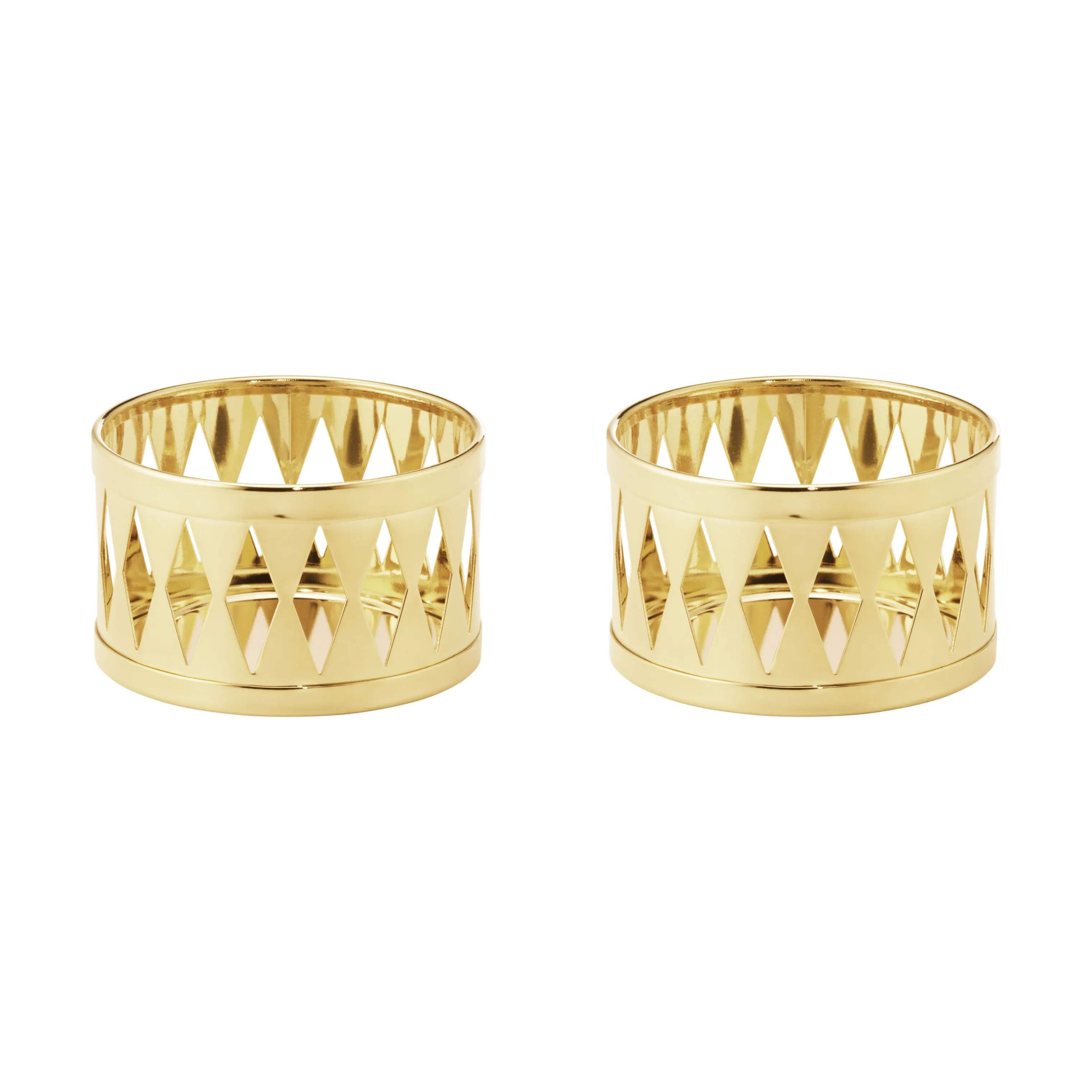 Georg Jensen Fyrfadsstage Christmas Collectibles CC 2026 Fyrfadsstage - 2 stk. i Guld, 1