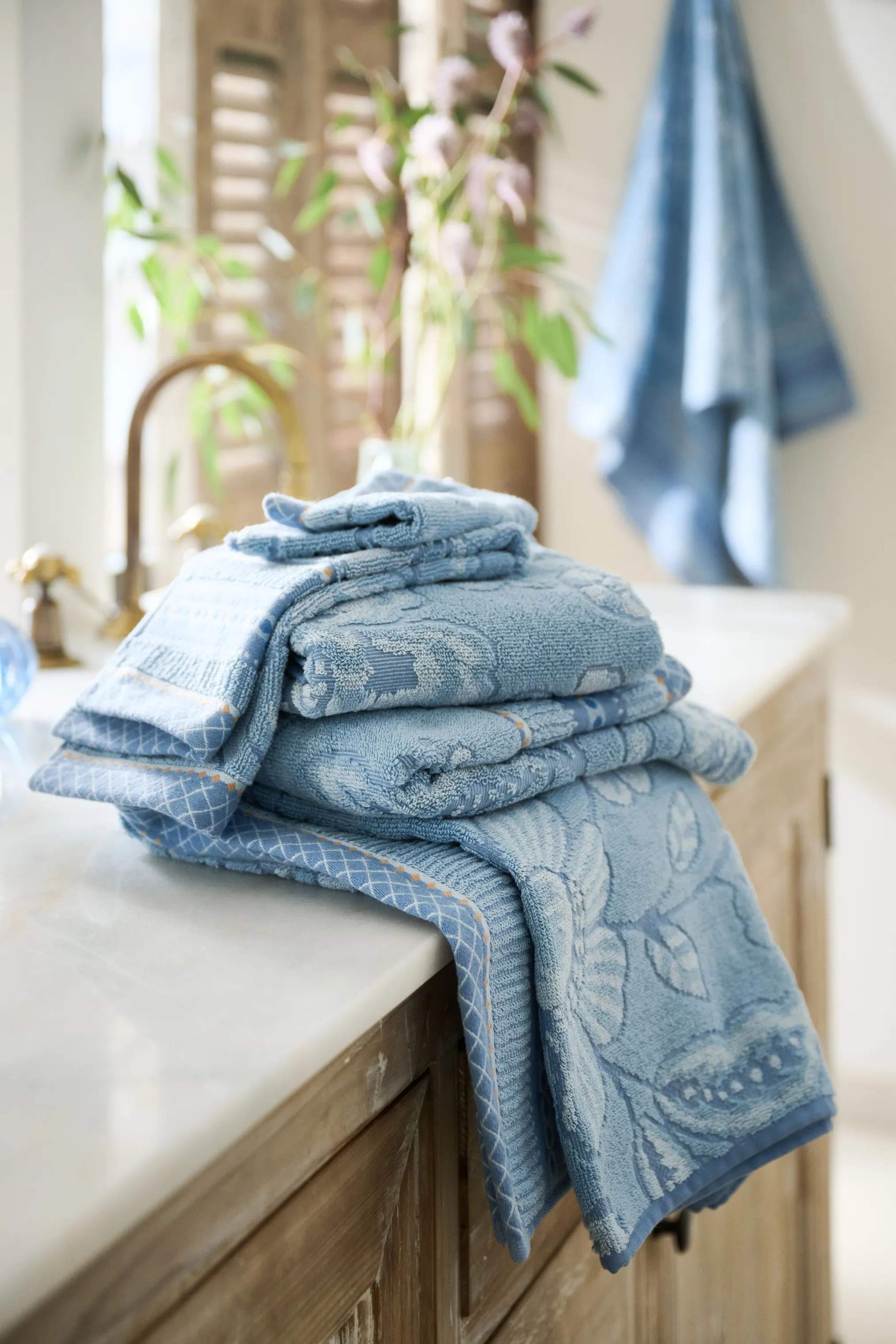 PIP Studio Vaskeklude Jasmin Jacquard Vaskeklud i Light Blue, 2