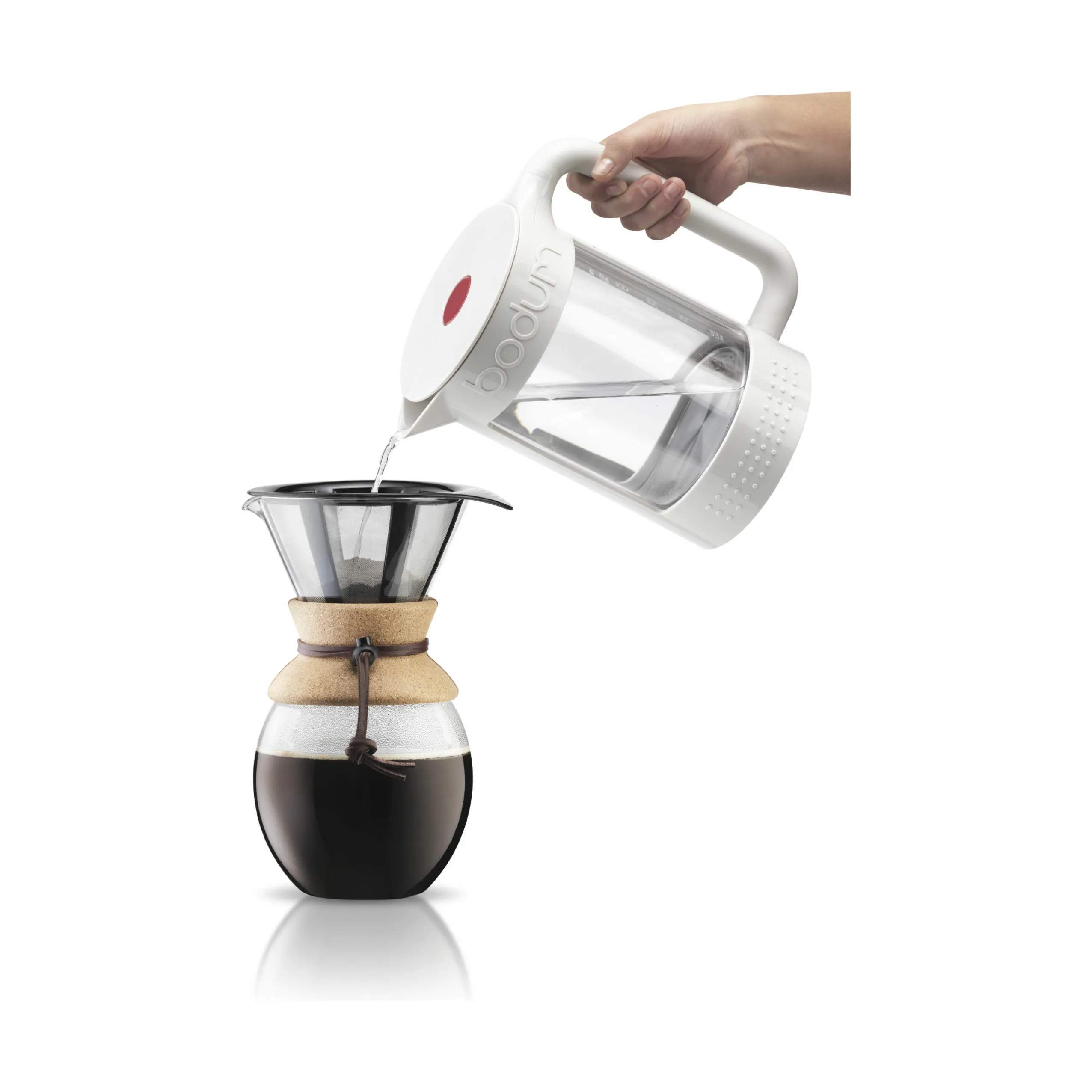 Bodum Kaffemaskiner Pour Over Kaffebrygger i klar/brun, 4