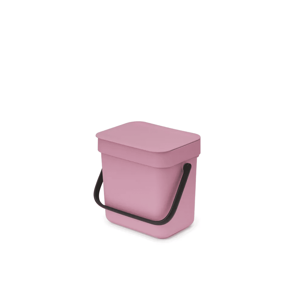 Brabantia Spande uden pedal Sort & Go Affaldsspand i Lilac Pink, 3 L, 1