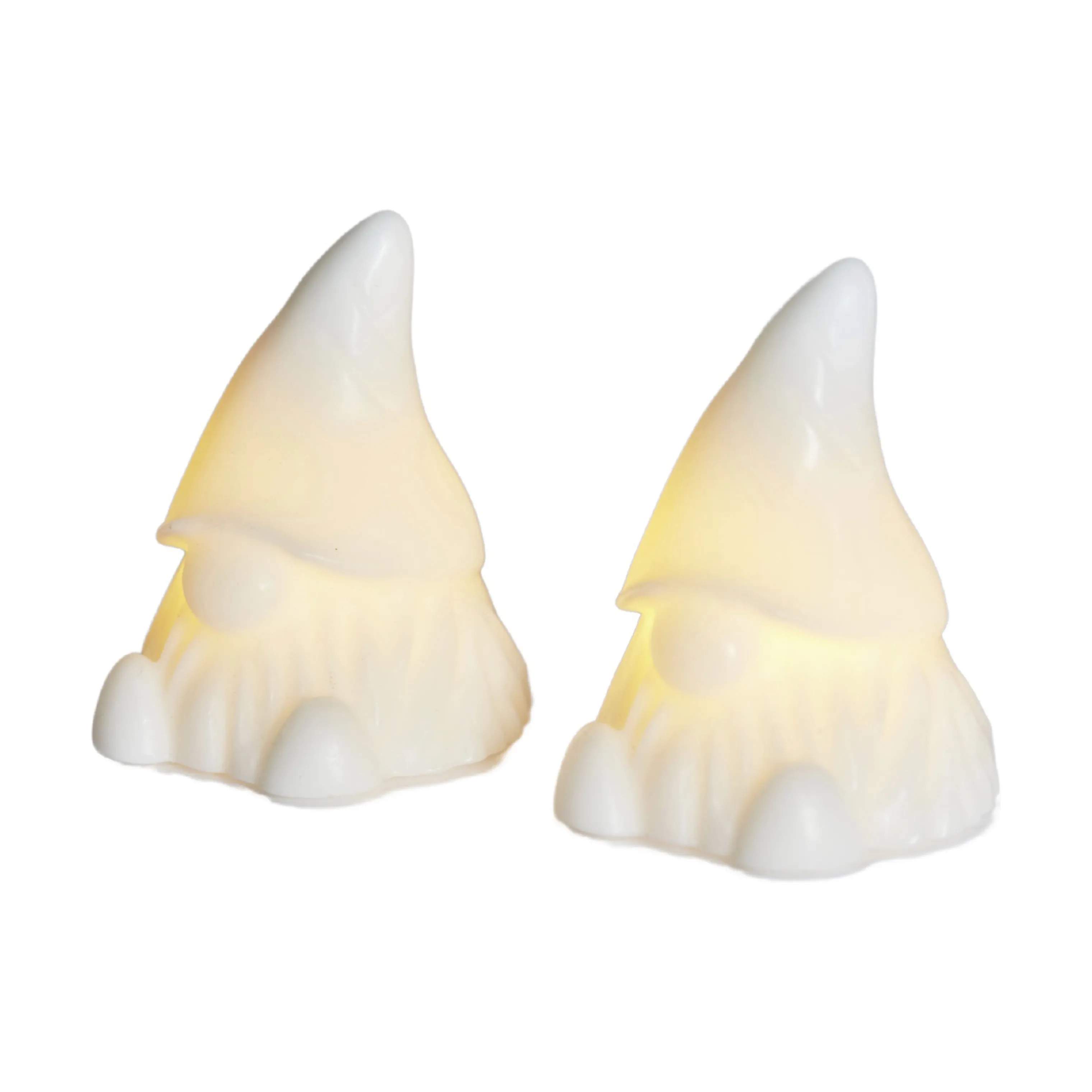 Sirius Nisser Coco Nisse med lys - 2 stk. i Hvid, 1