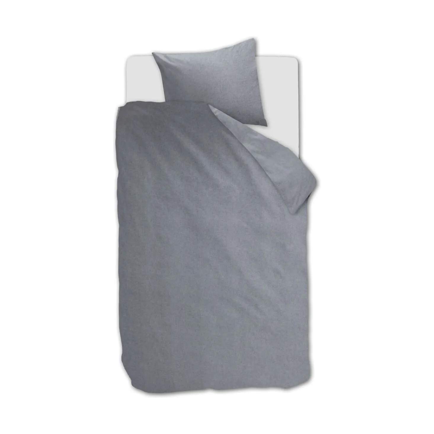 BeddingHouse Sengetøj Frost Sengesæt i Blue Grey, B140 x L200 cm, 1