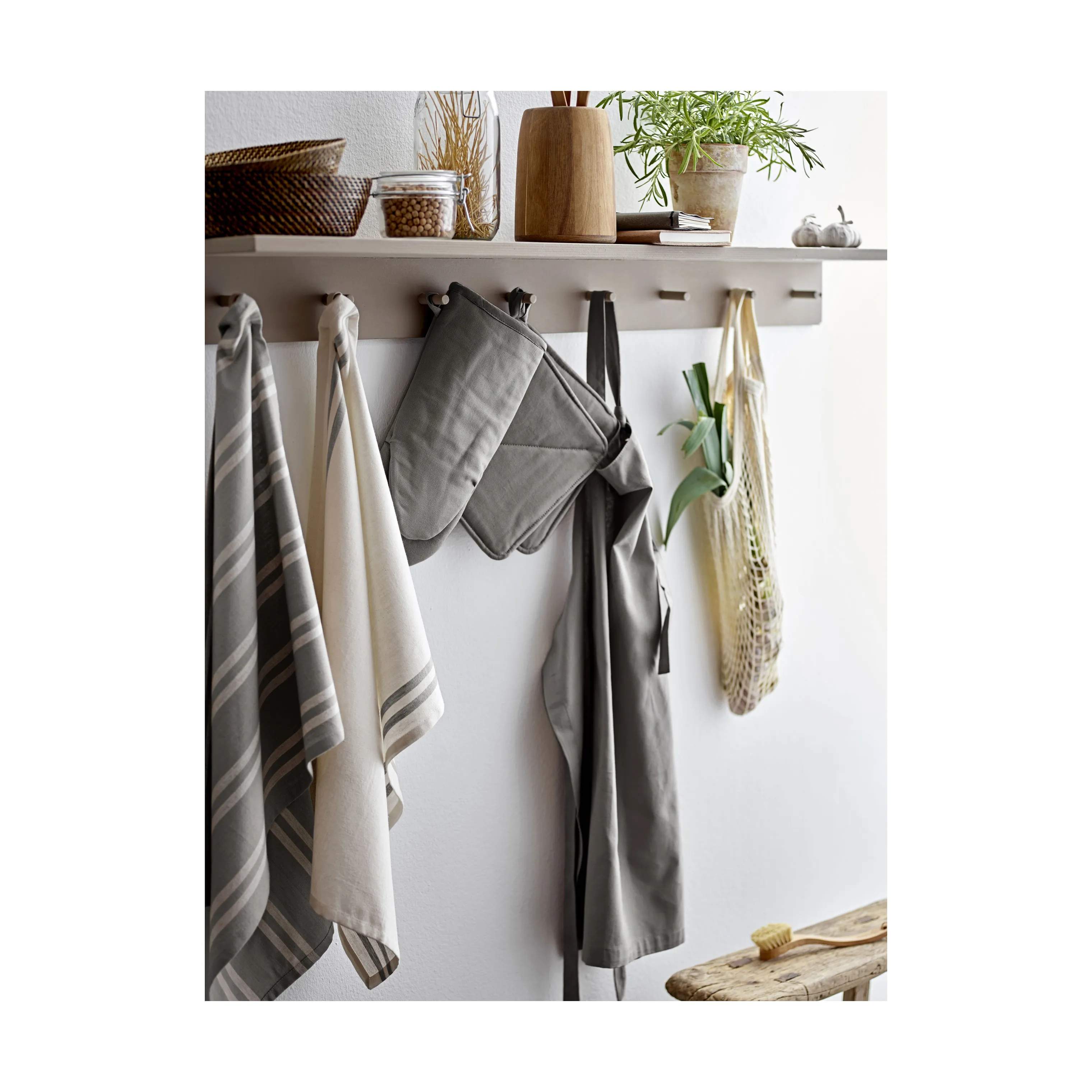 Södahl Forklæder Soft Forklæde i Grey, 2
