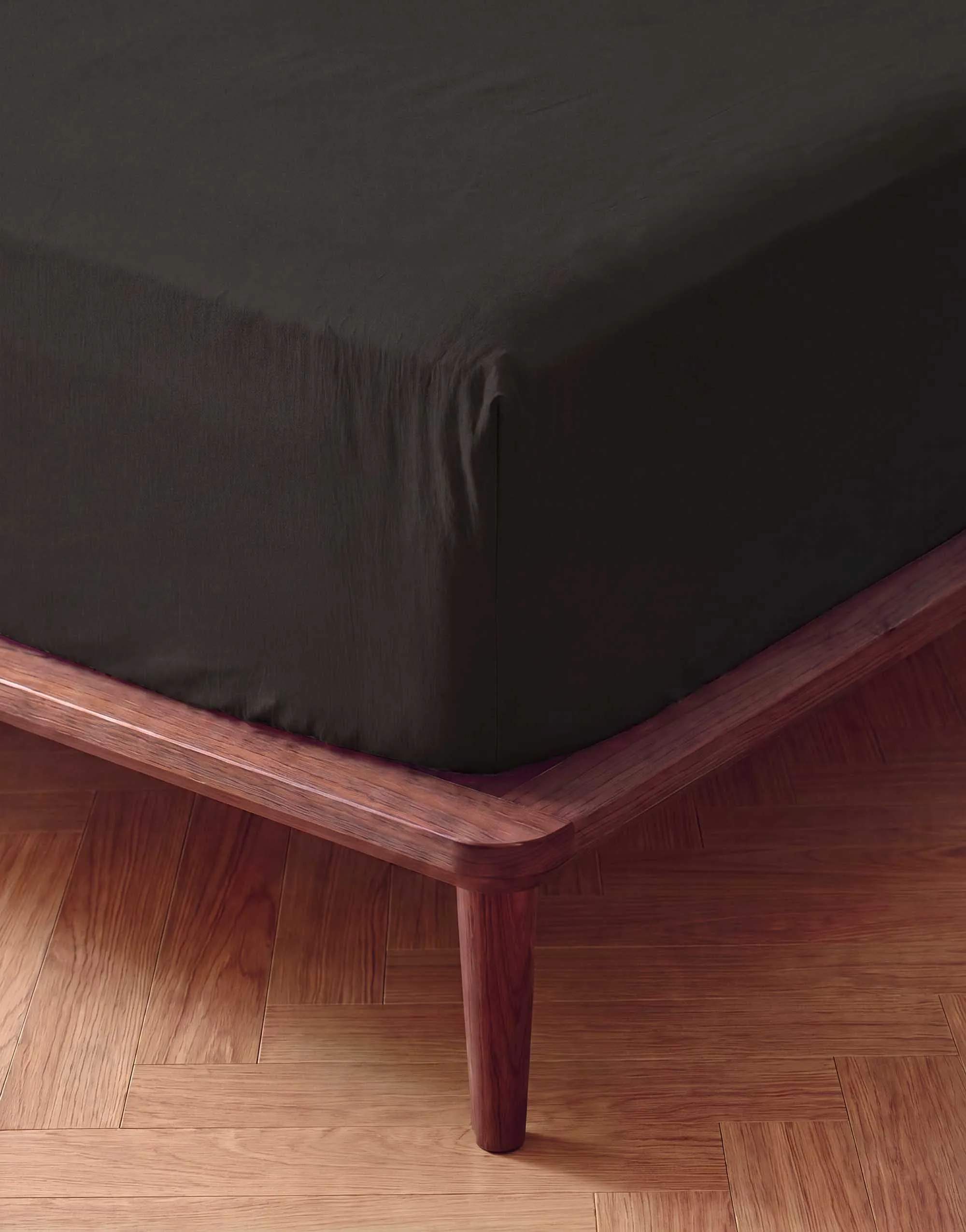 Essenza Lagner Fine Organic Jersey Boxlagen i Anthracite, B200 x L220 cm, 4