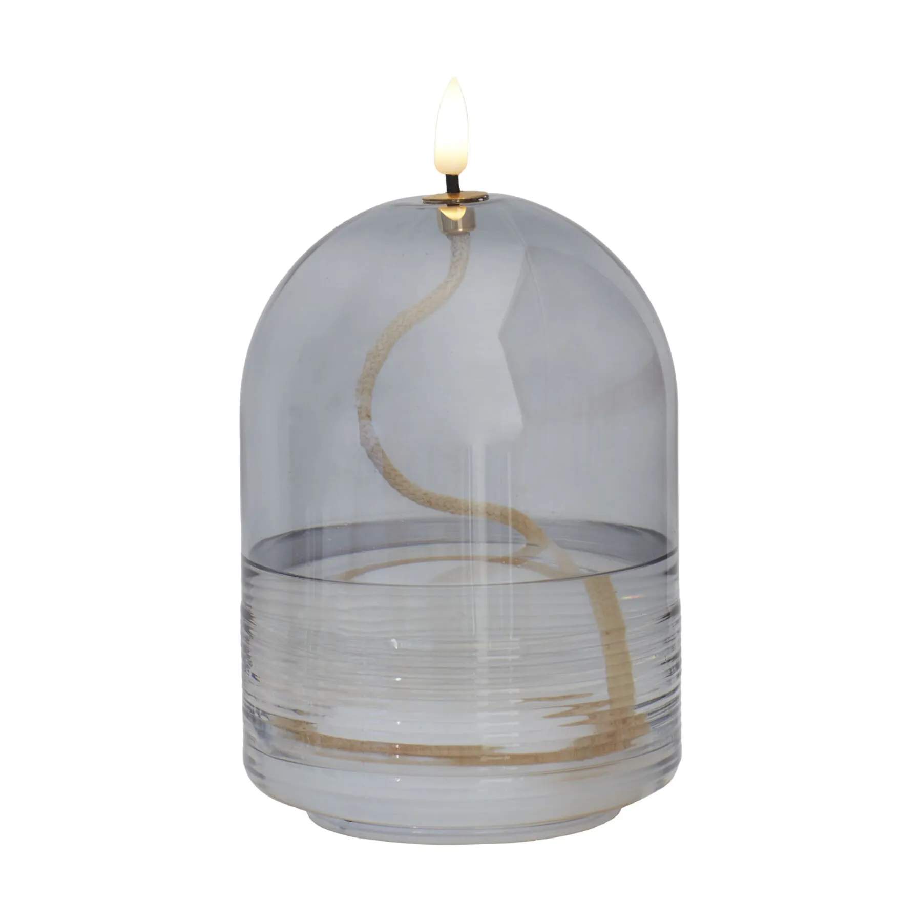 Sirius Hurricanes Dea LED Olielampe i Grå, 15 cm, 1