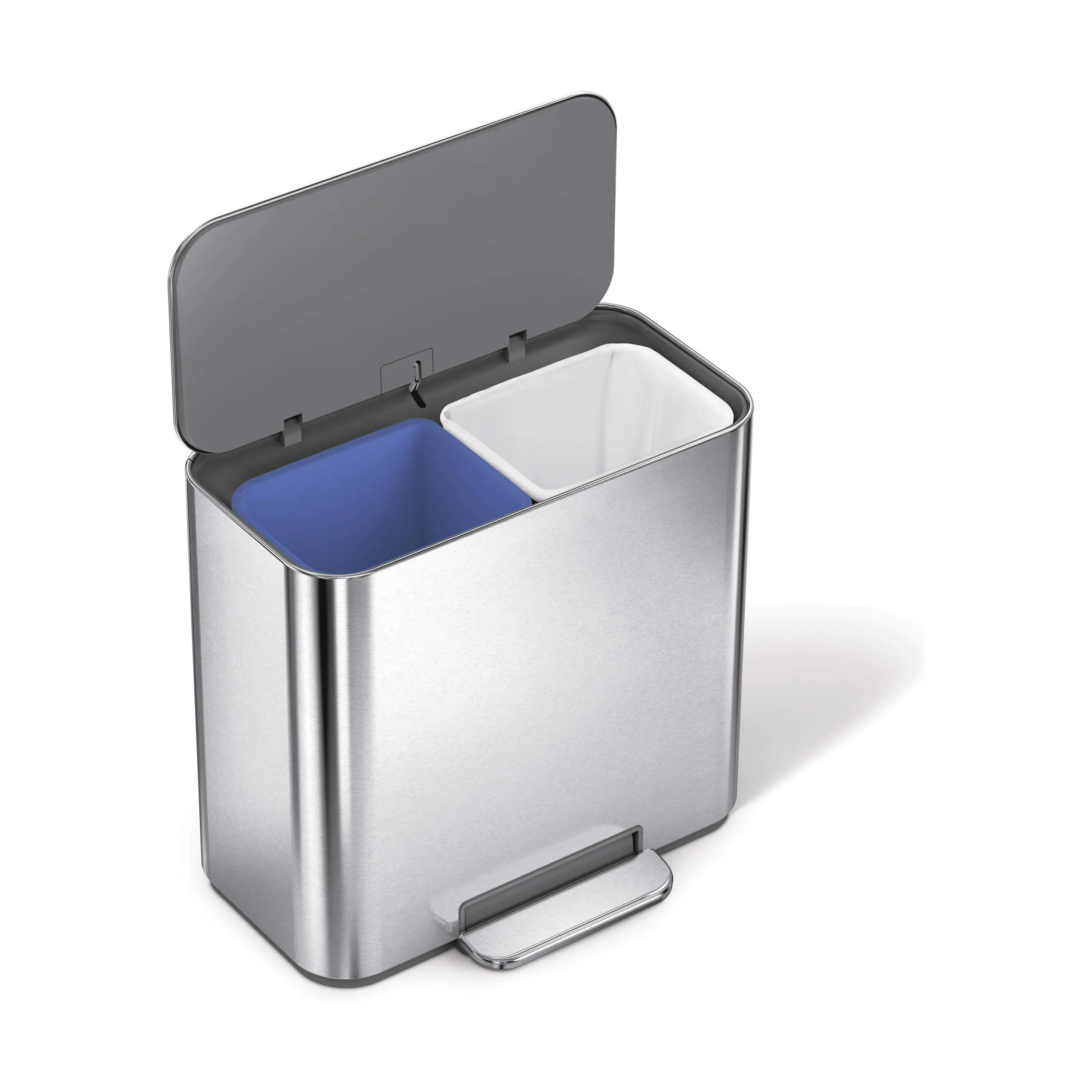 Simplehuman Pedalspande Mini Pedalspand i Børstet stål, 4