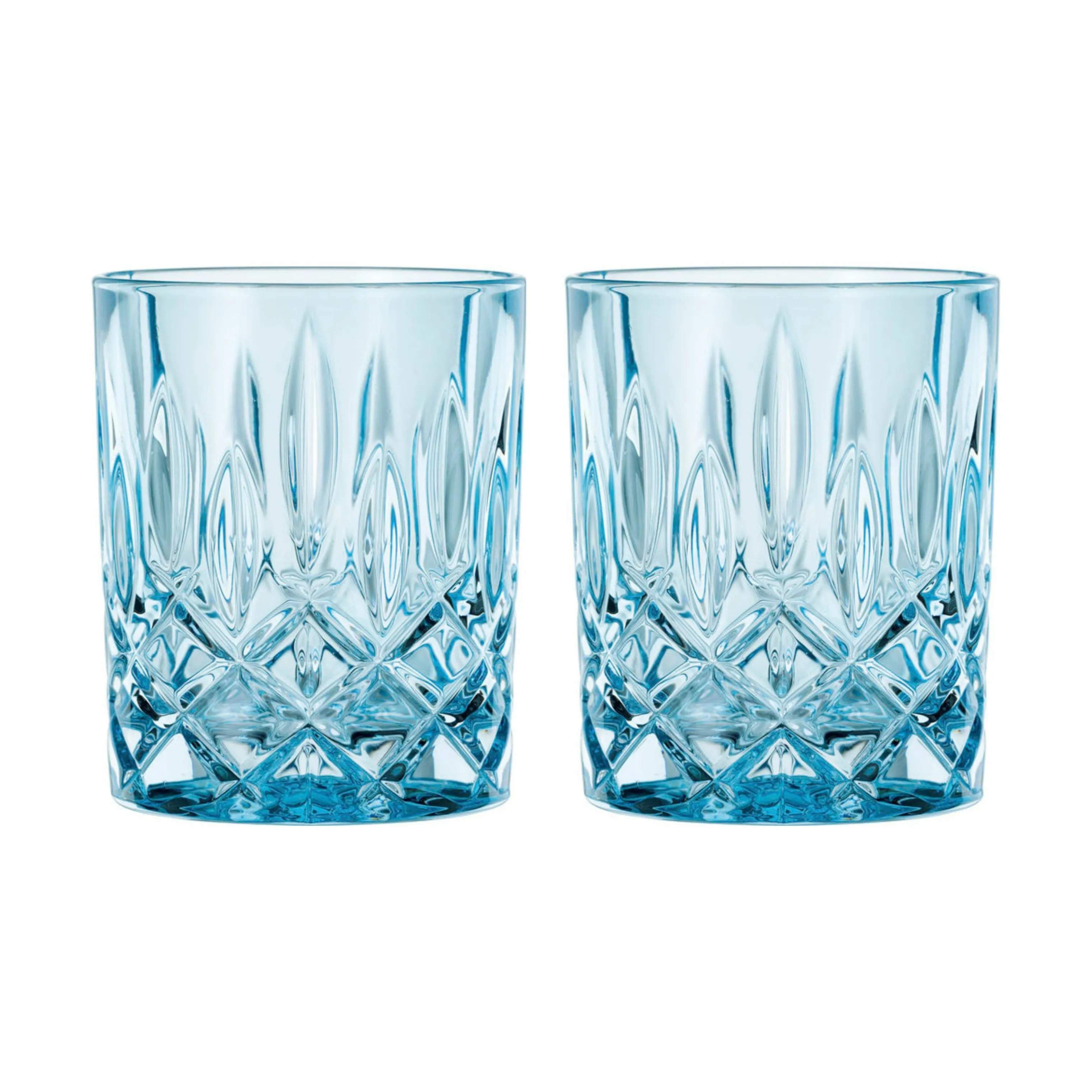 Noblesse Whiskyglas - 2 stk., aqua, large