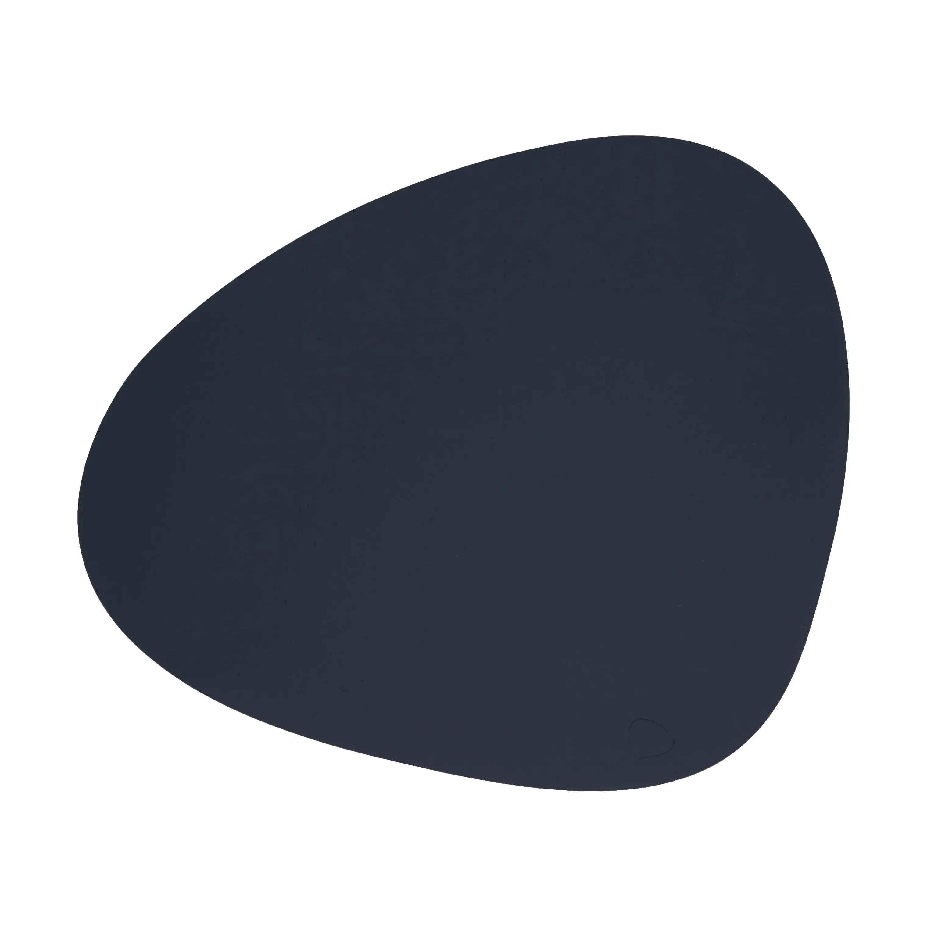 Lind DNA Dækkeservietter Curve L Dækkeserviet i Marineblå, B37 x L44 cm, 1