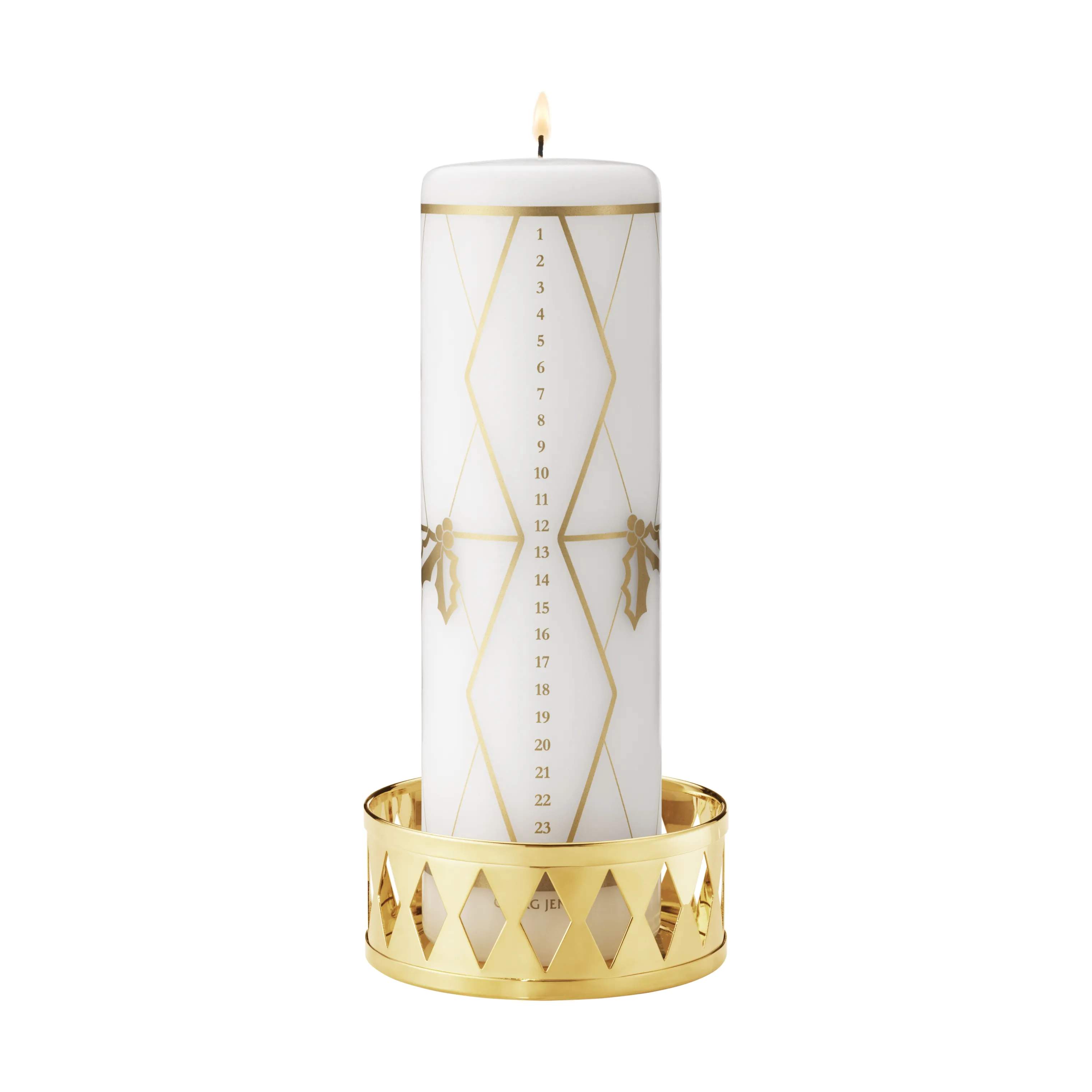 Georg Jensen Bloklysestage Christmas Collectibles CC 2026 Lysestage i Guld, 2