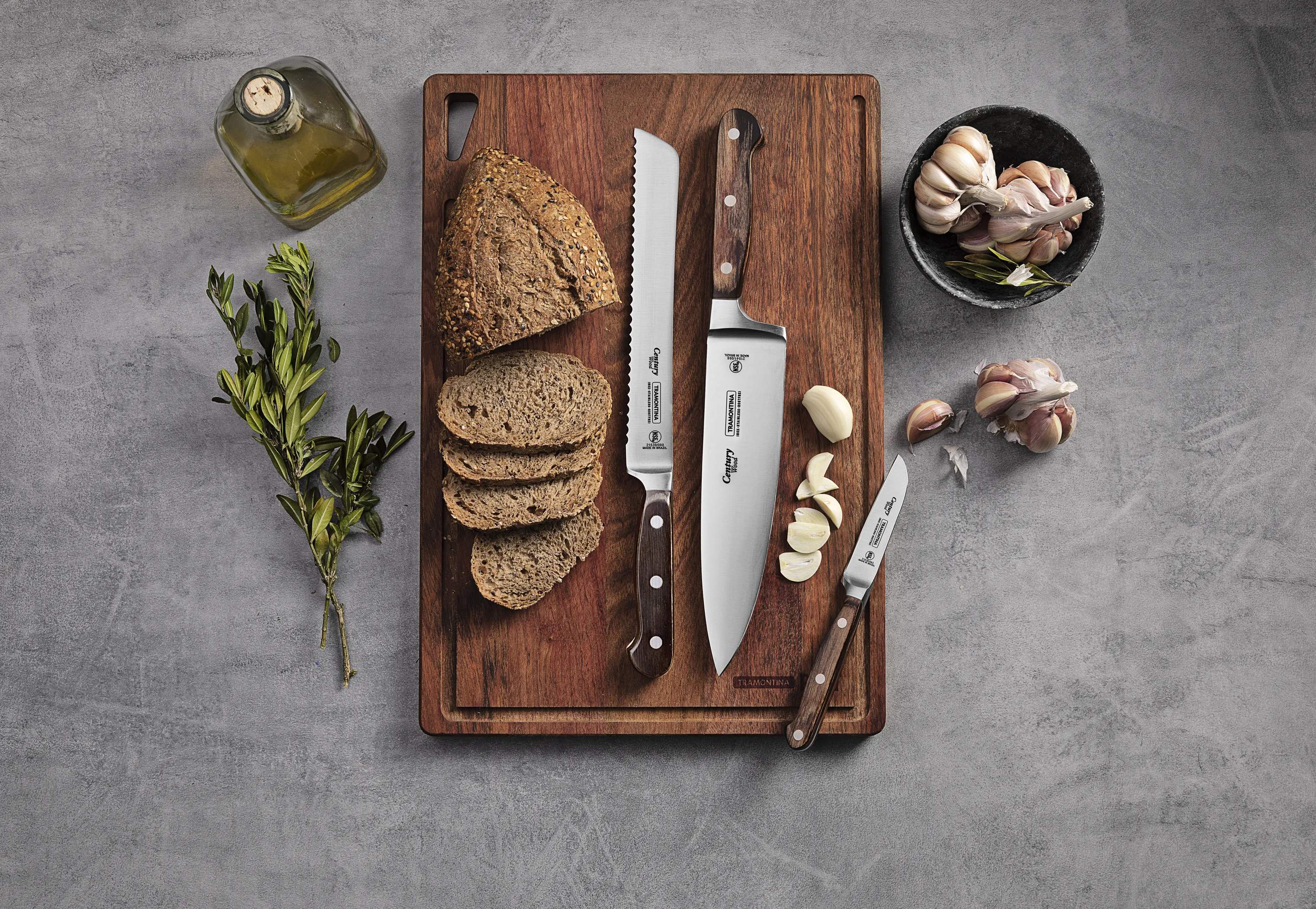 Tramontina Brødknive Century Wood Brødkniv i Brun, 3